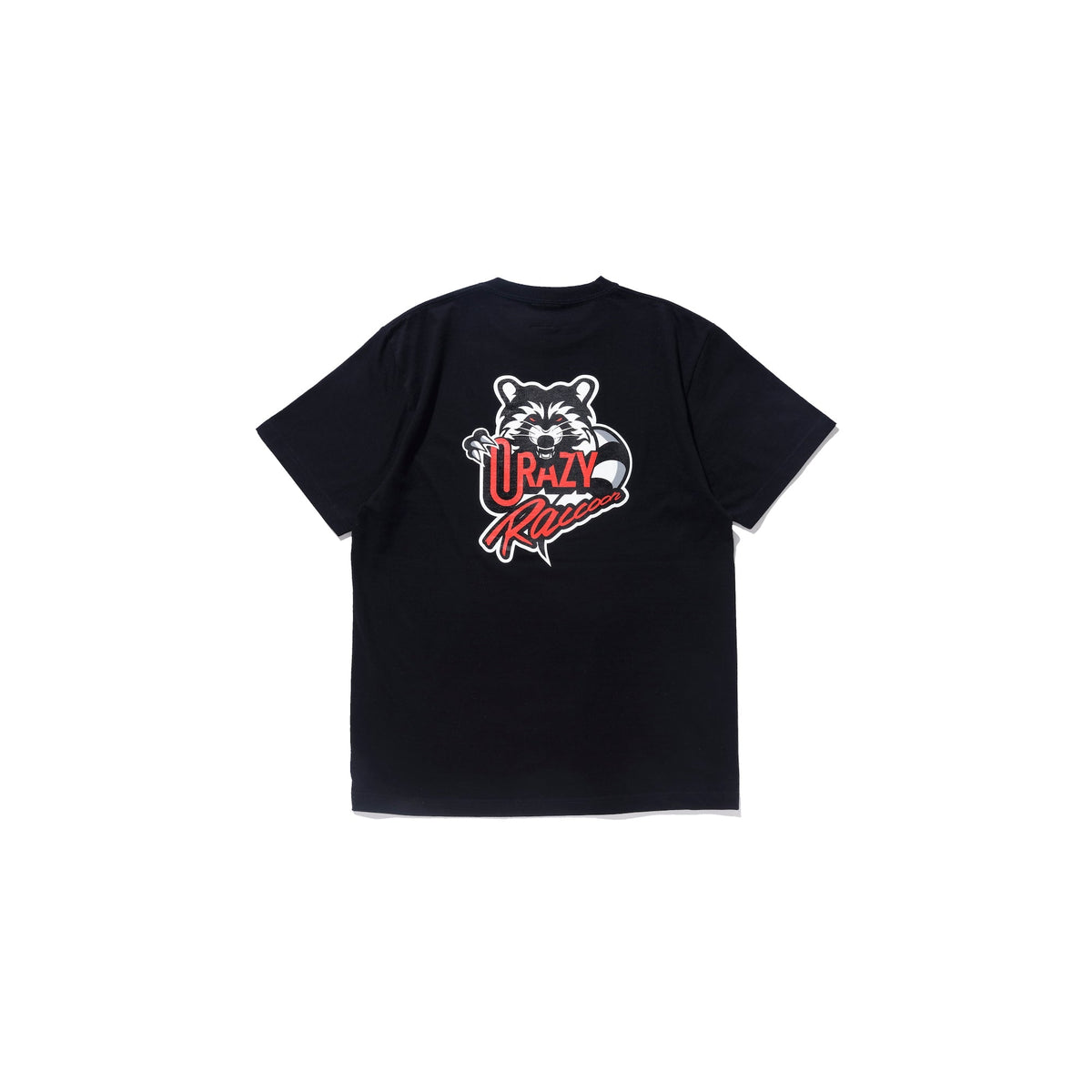 CRAZY RACCOON LOGO TEE BLACK