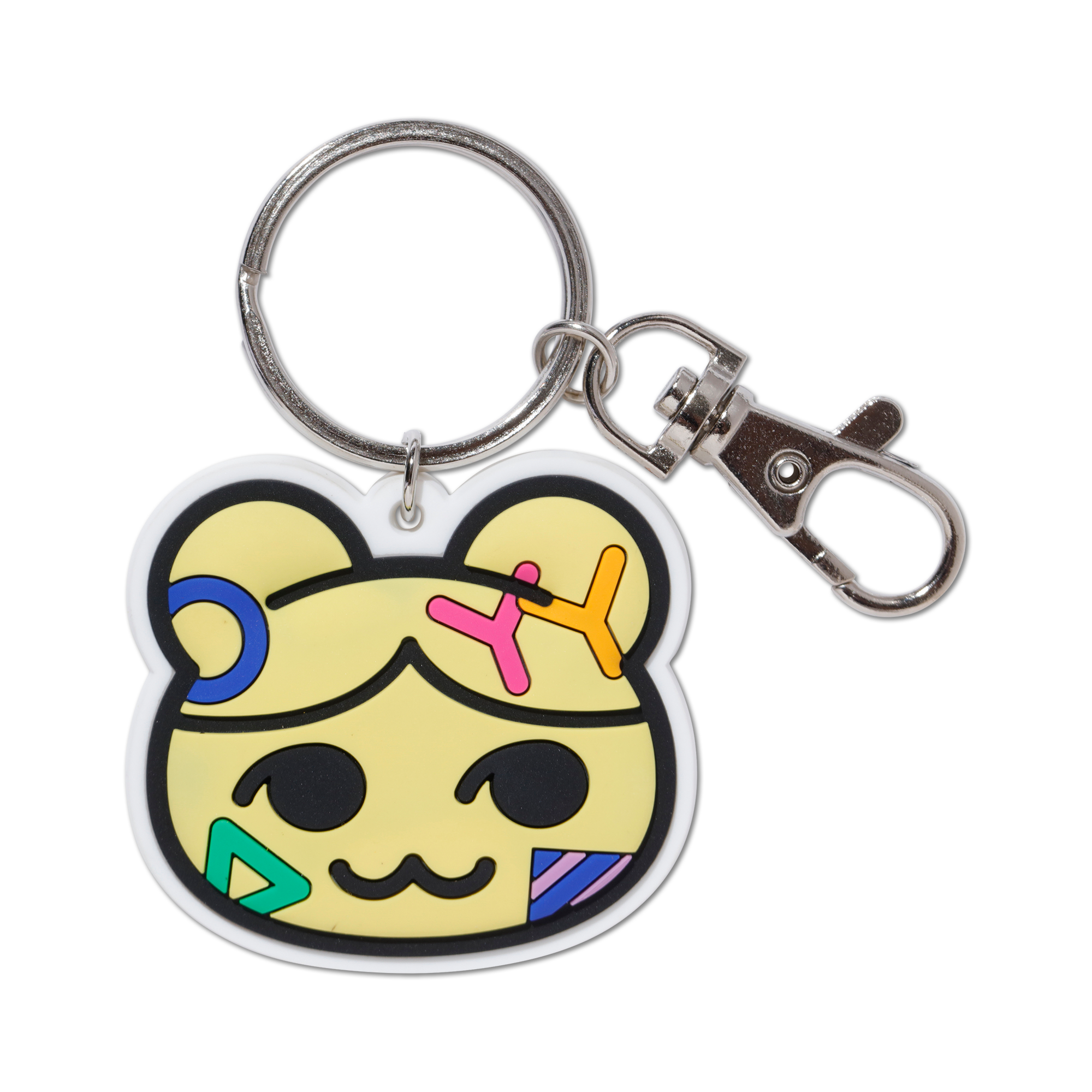 YY ICON RUBBER KEYCHAIN – CRAZY RACCOON