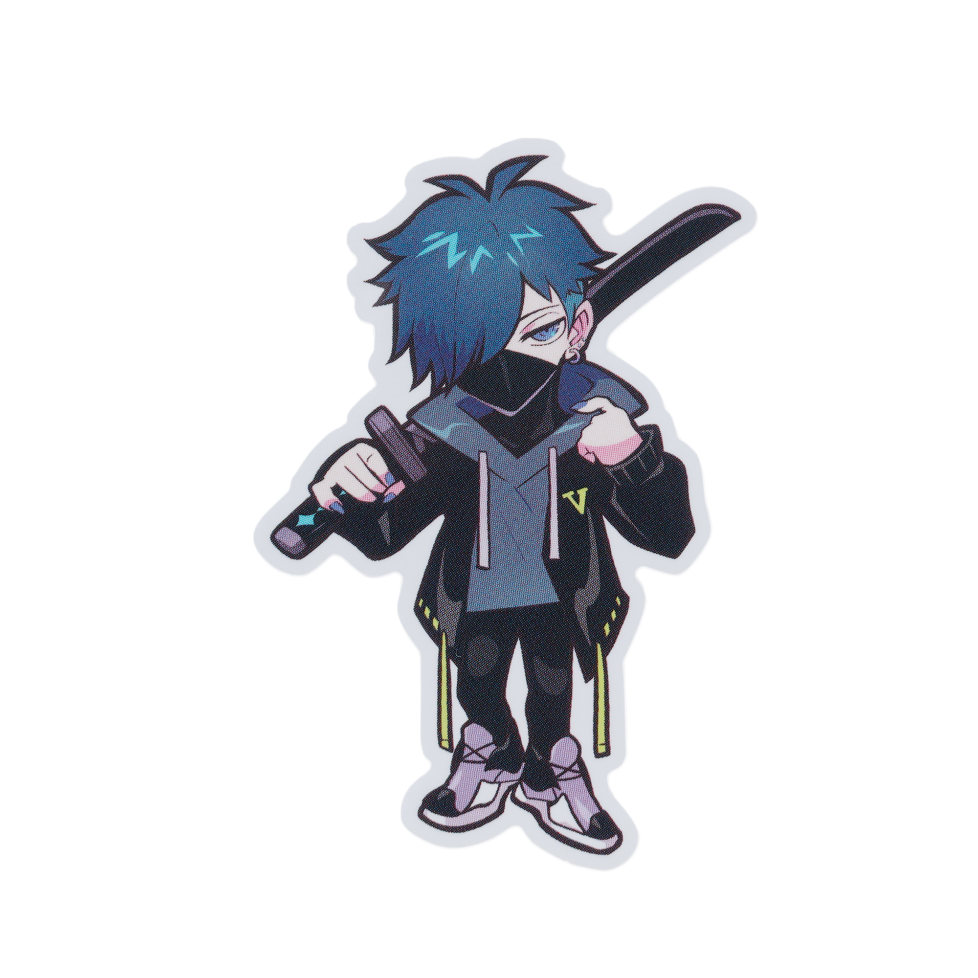 VANILLA STICKER – CRAZY RACCOON