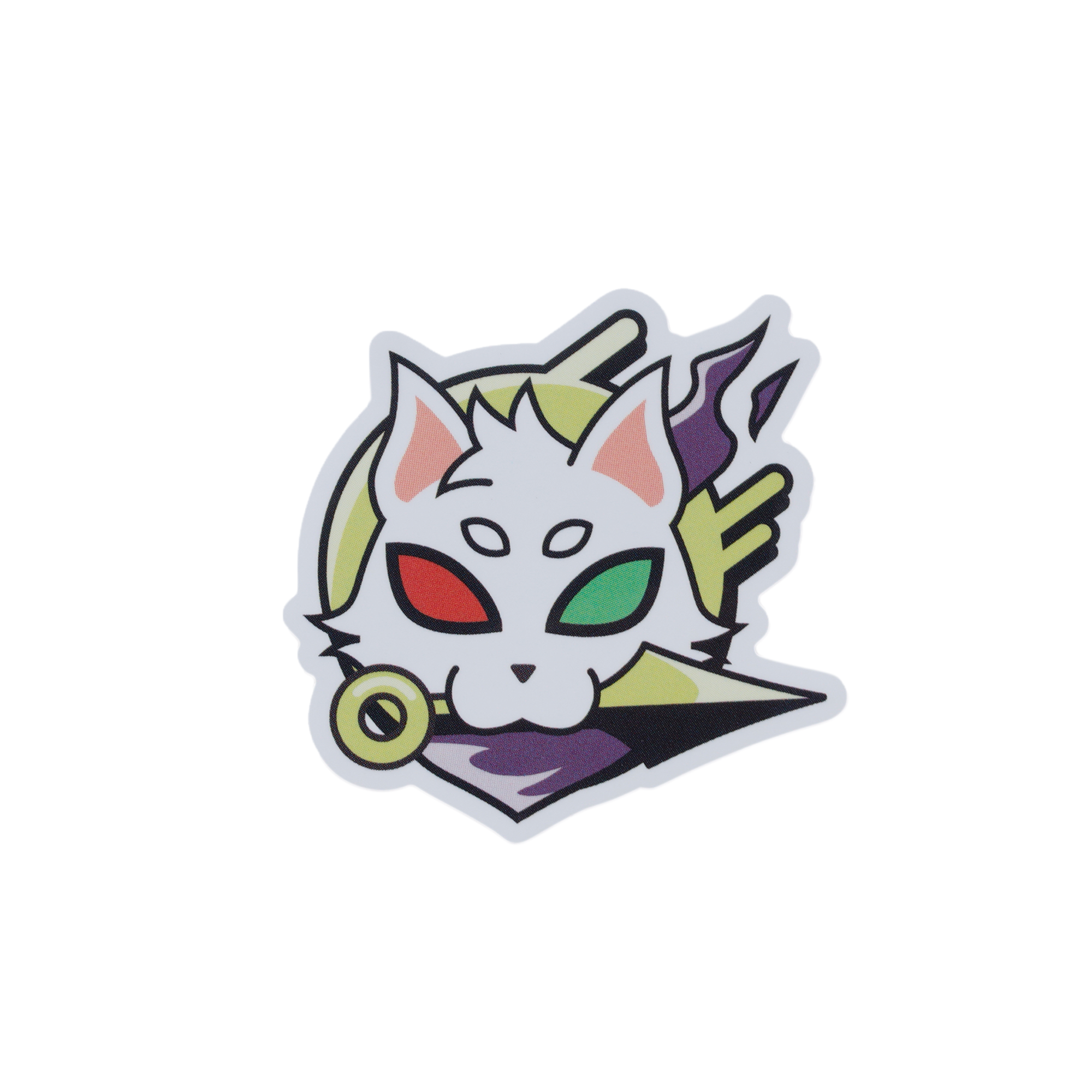 RAS ICON STICKER – CRAZY RACCOON RAS ICON STICKER – CRAZY RACCOON