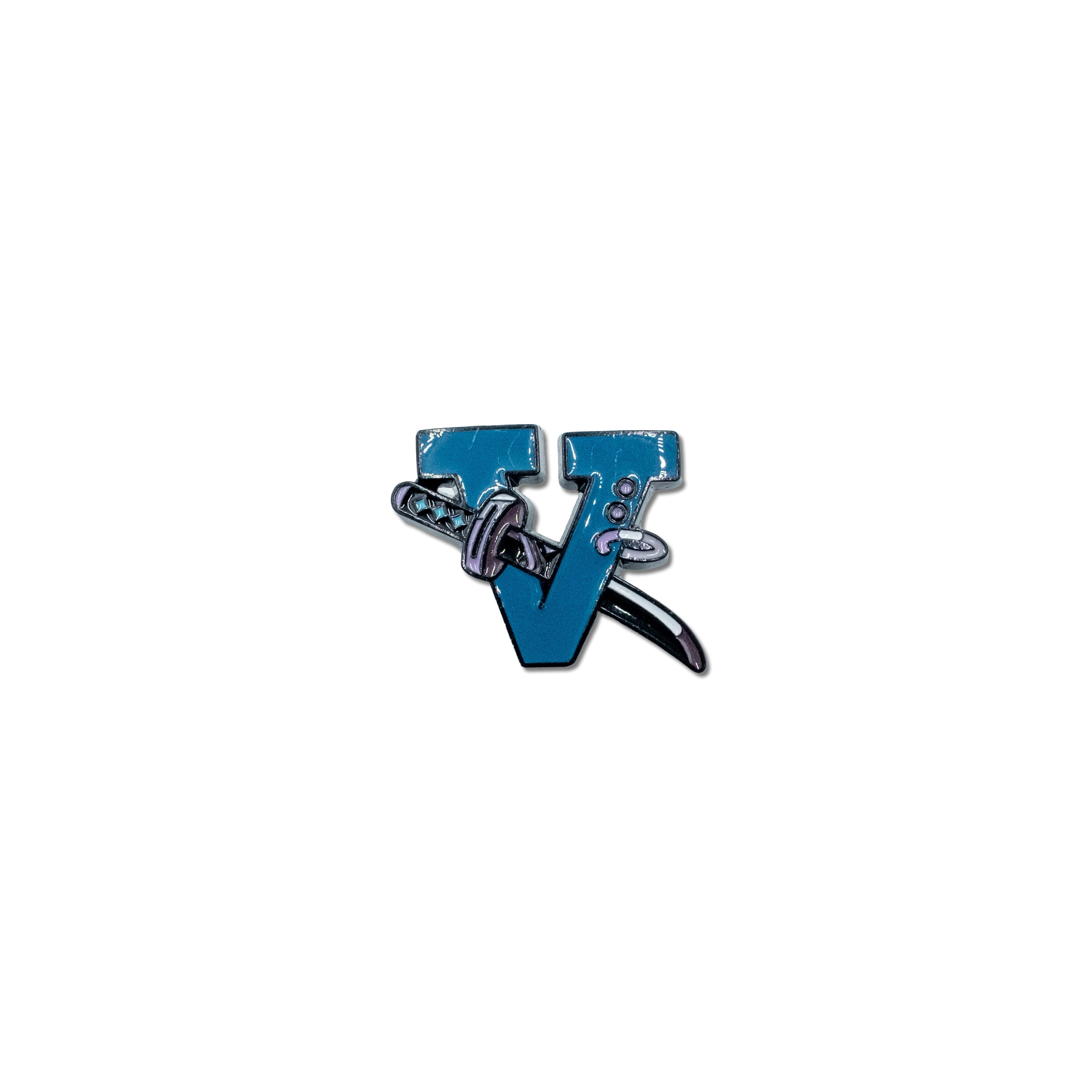VANILLA PIN BADGE – CRAZY RACCOON