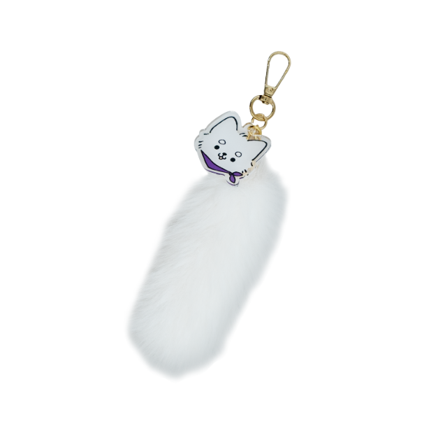RAS TAIL KEYCHAIN B2025 – CRAZY RACCOON
