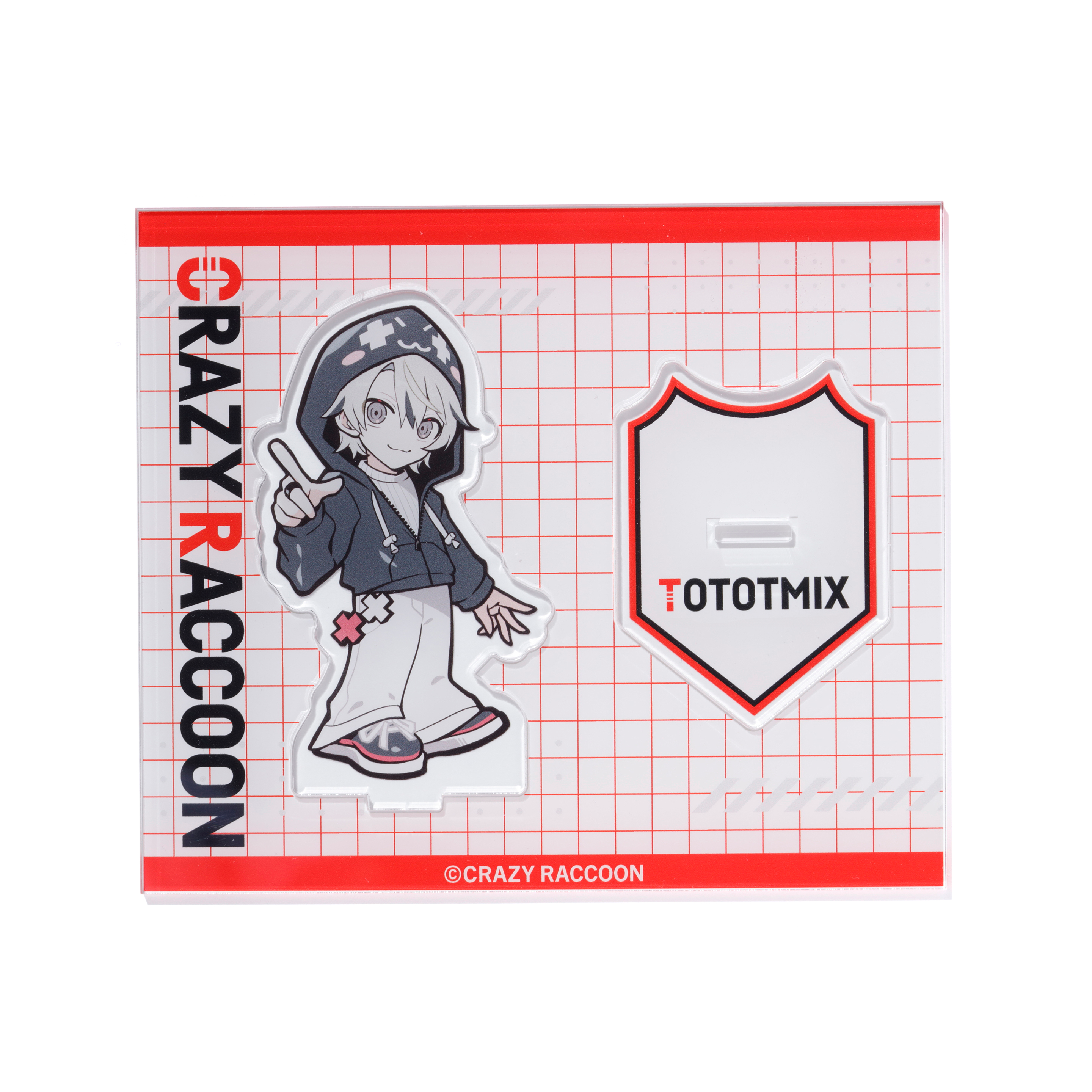 Crazy Raccoon アクリルスタンド TOTOTMIX ACRYLIC STAND – CRAZY RACCOON