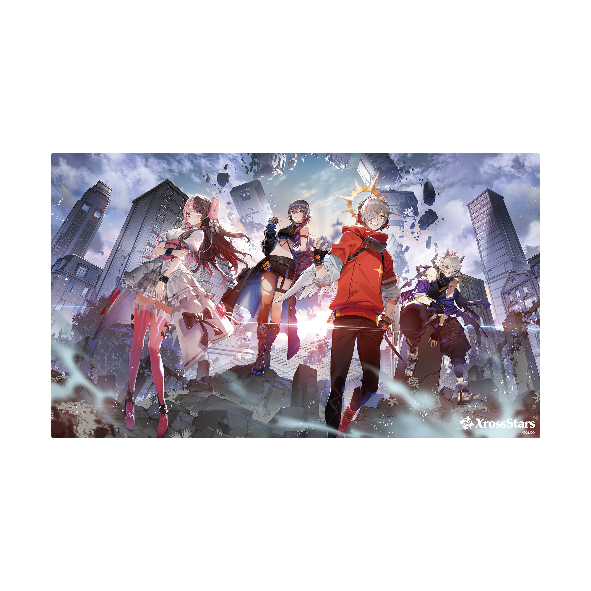 なでこメデューサ　プレイマット Xross Stars オフィシャルプレイマット vol.1『Luminous
