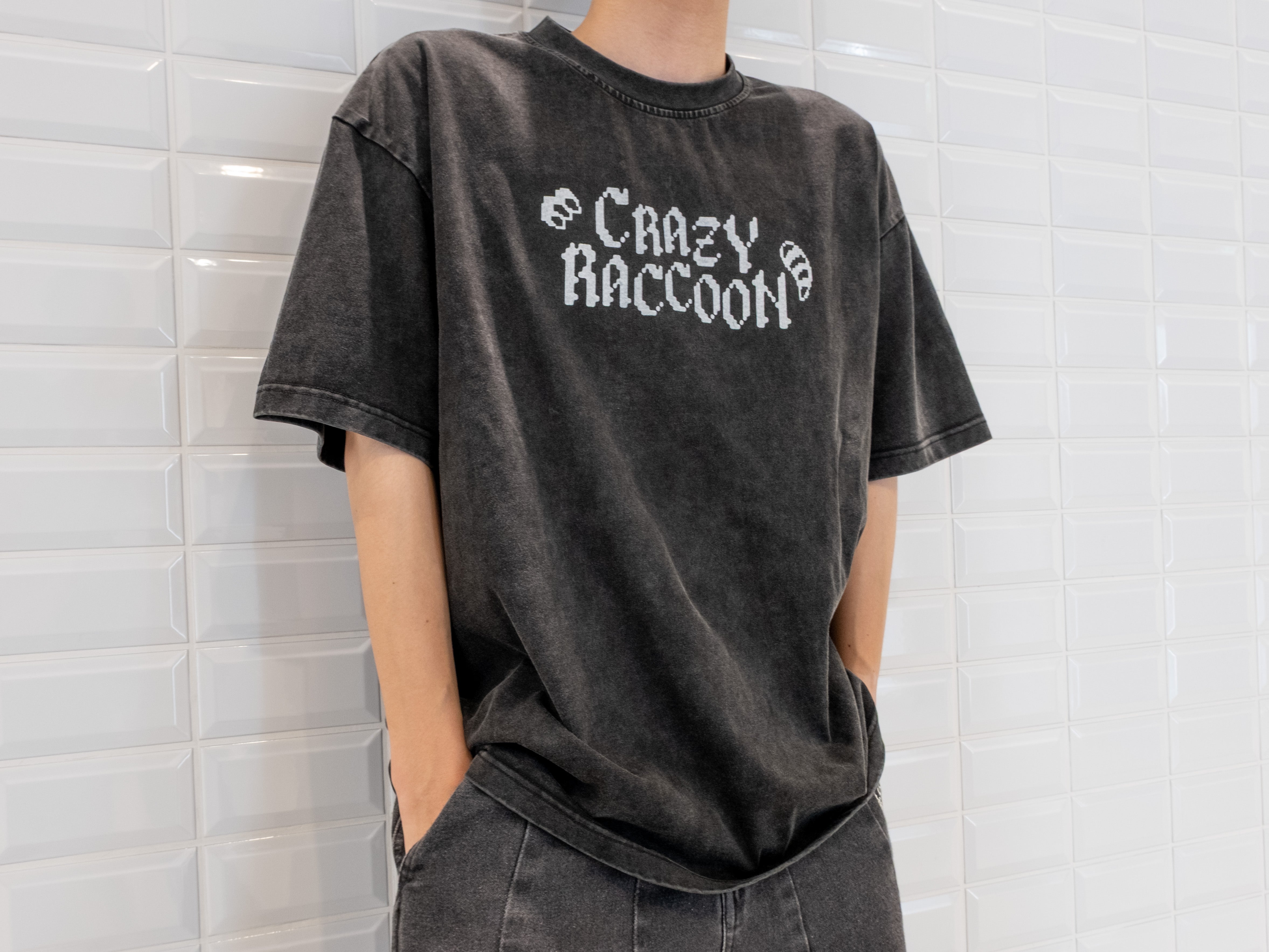 crazy raccoon スタジャン　値下げ交渉ok CRAZY RACCOON VARSITY JACKET - メルカリ