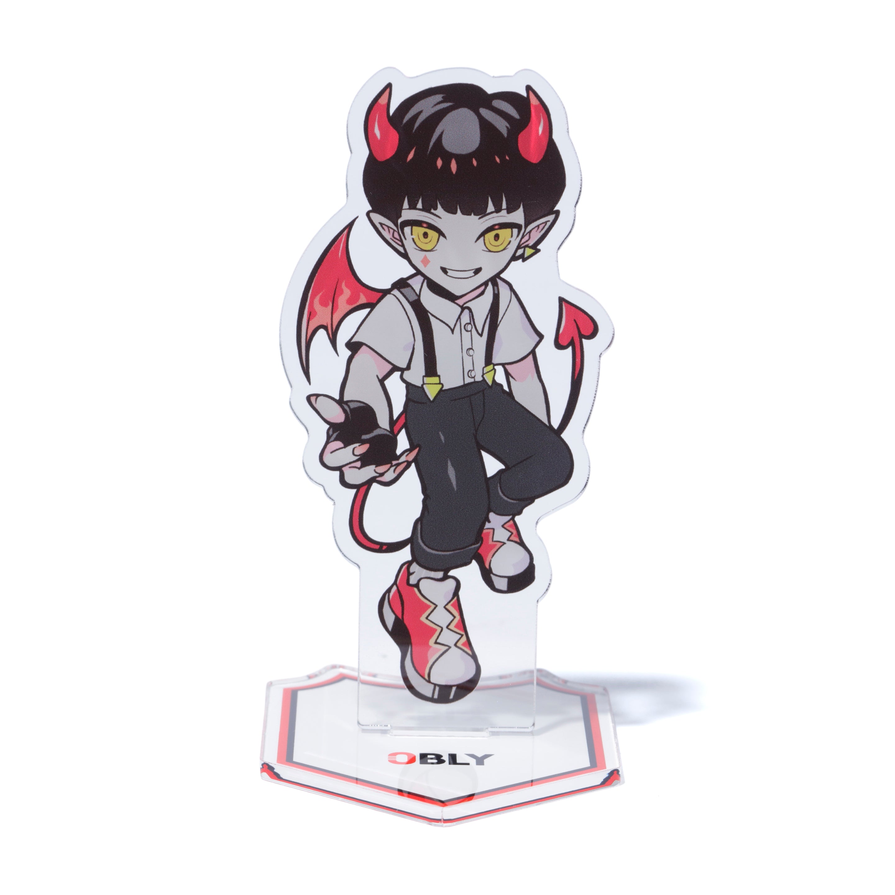 OBLY ACRYLIC STAND – CRAZY RACCOON