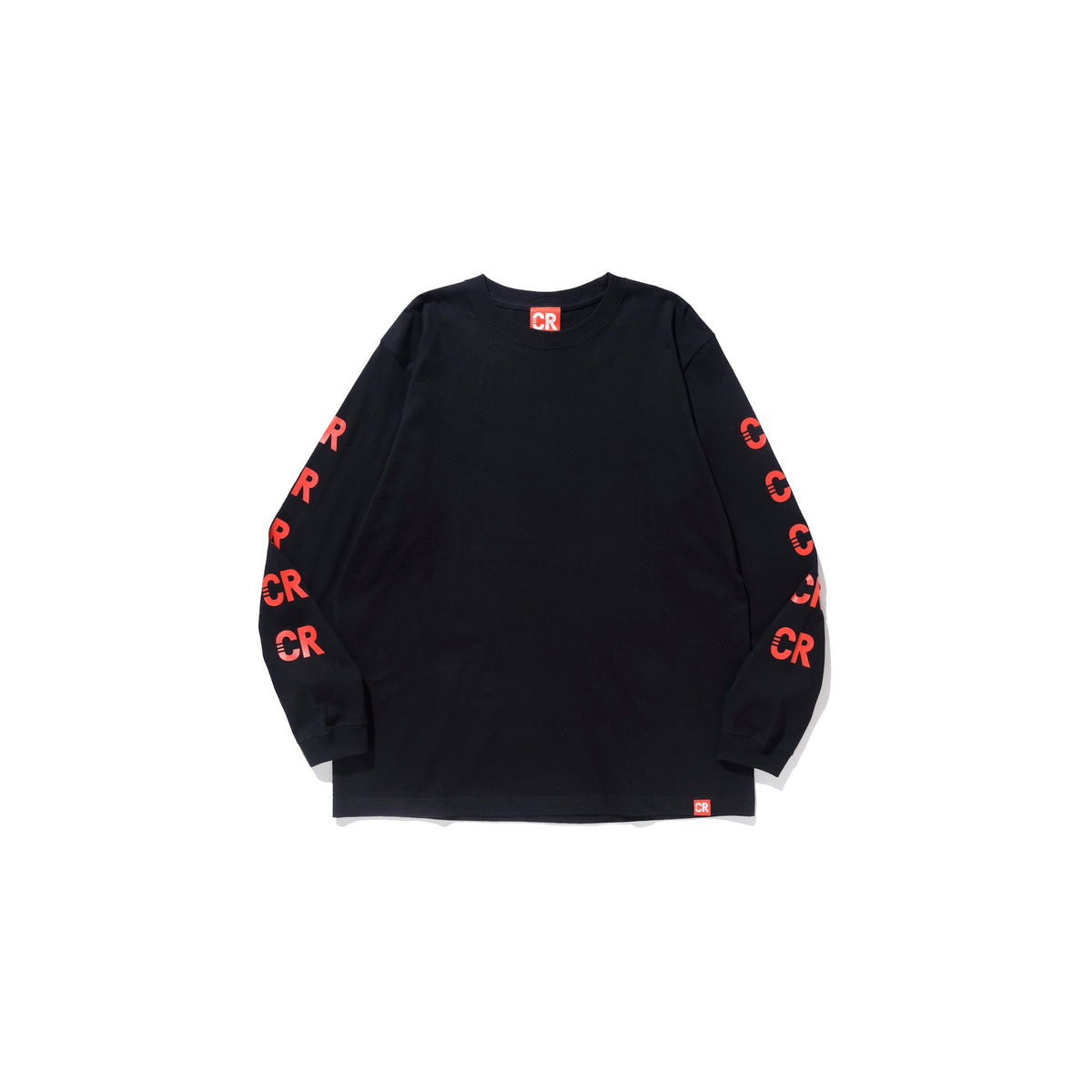 CR LOGO L/S TEE BLACK