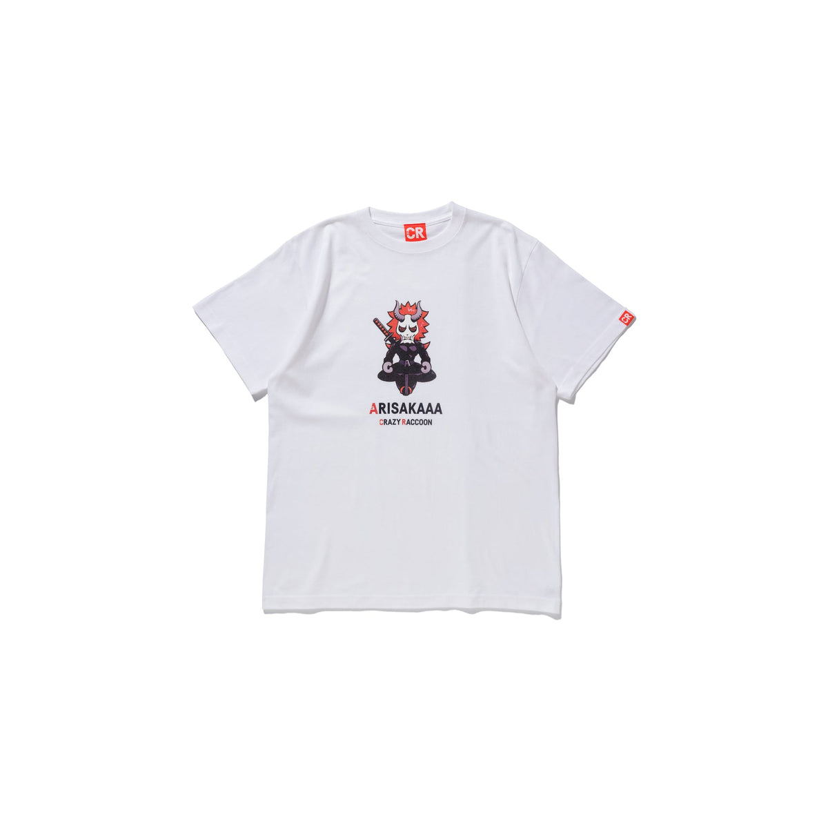 M CR LOGO L S TEE WHITE クレイジーラクーン Tシャツ ランキング上位