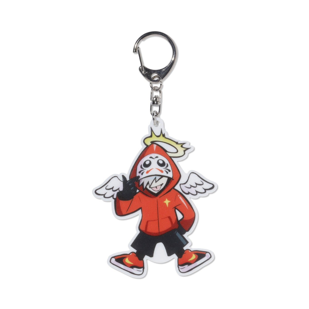 DARUMA IS GOD KEYCHAIN 1 – CRAZY RACCOON