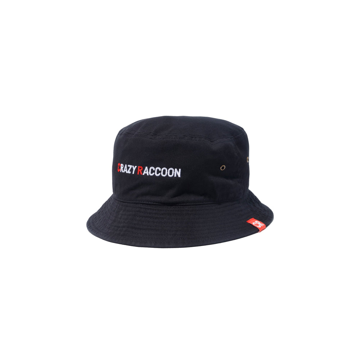 CRAZY RACCOON LOGO HAT BLACK