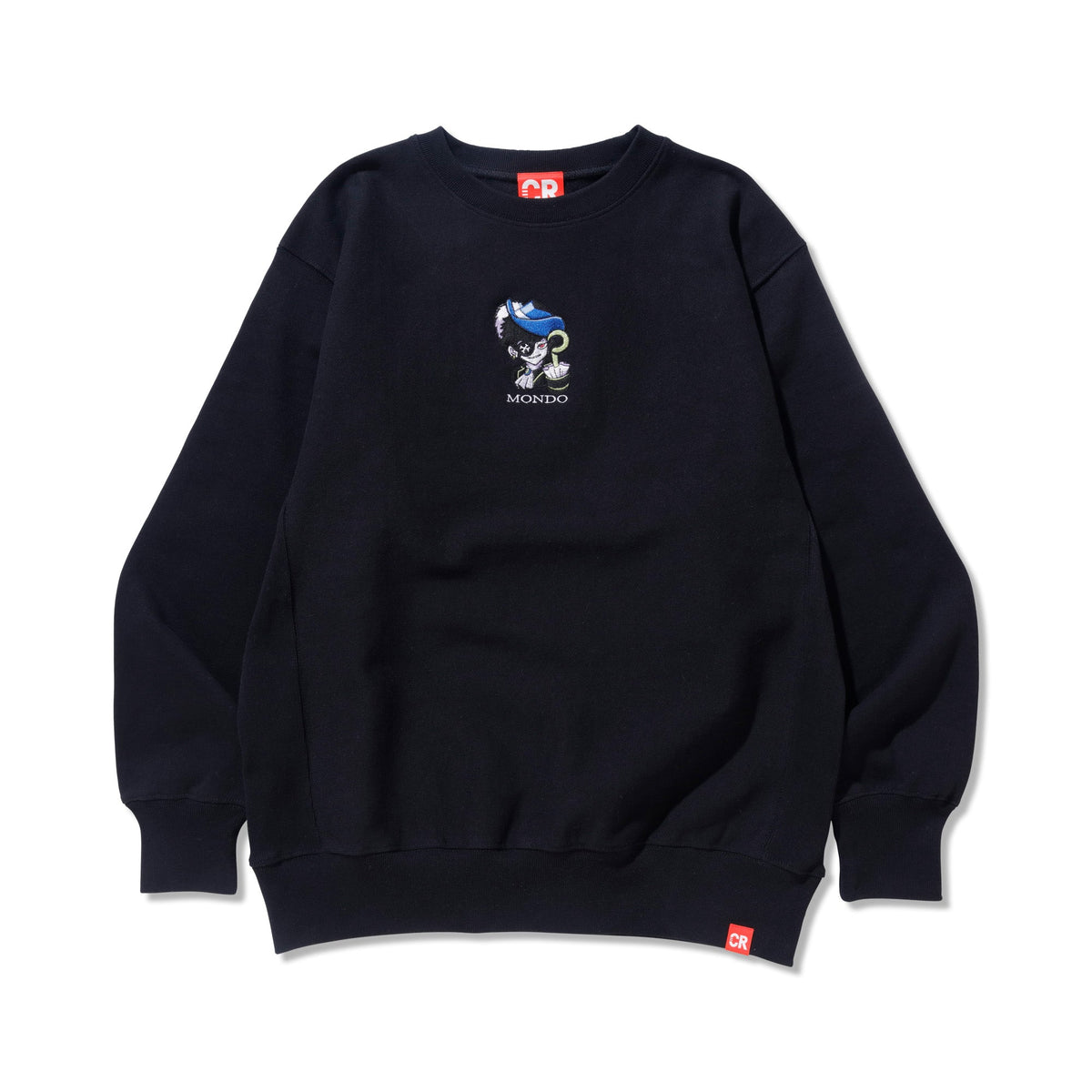 crazyraccoonCR Crazy Raccoon Kawase CREWNECK BLACK - www