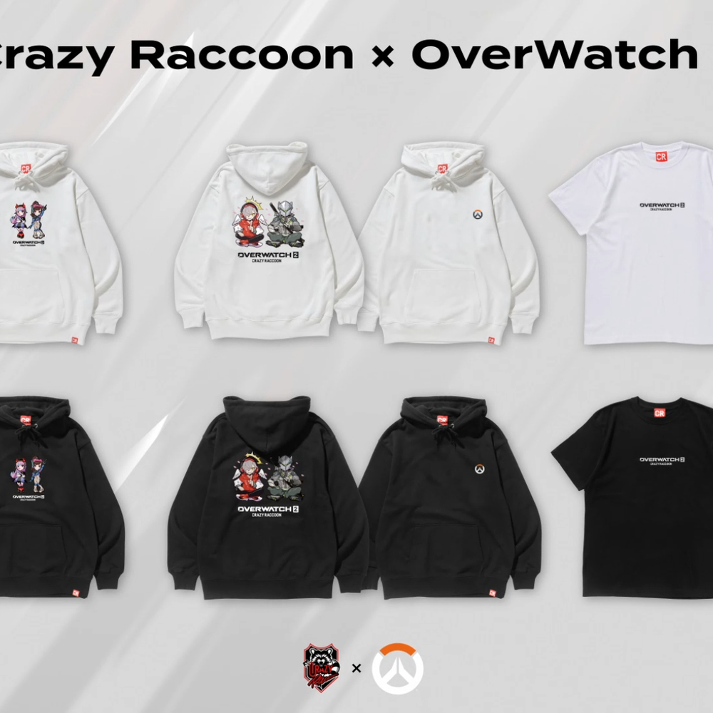 Crazy Raccoon × Overwatch2 アパレルコラボ詳細