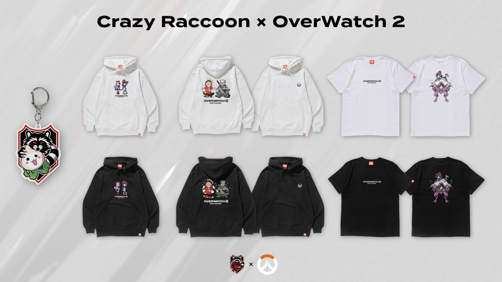 Crazy Raccoon × Overwatch2 アパレルコラボ詳細