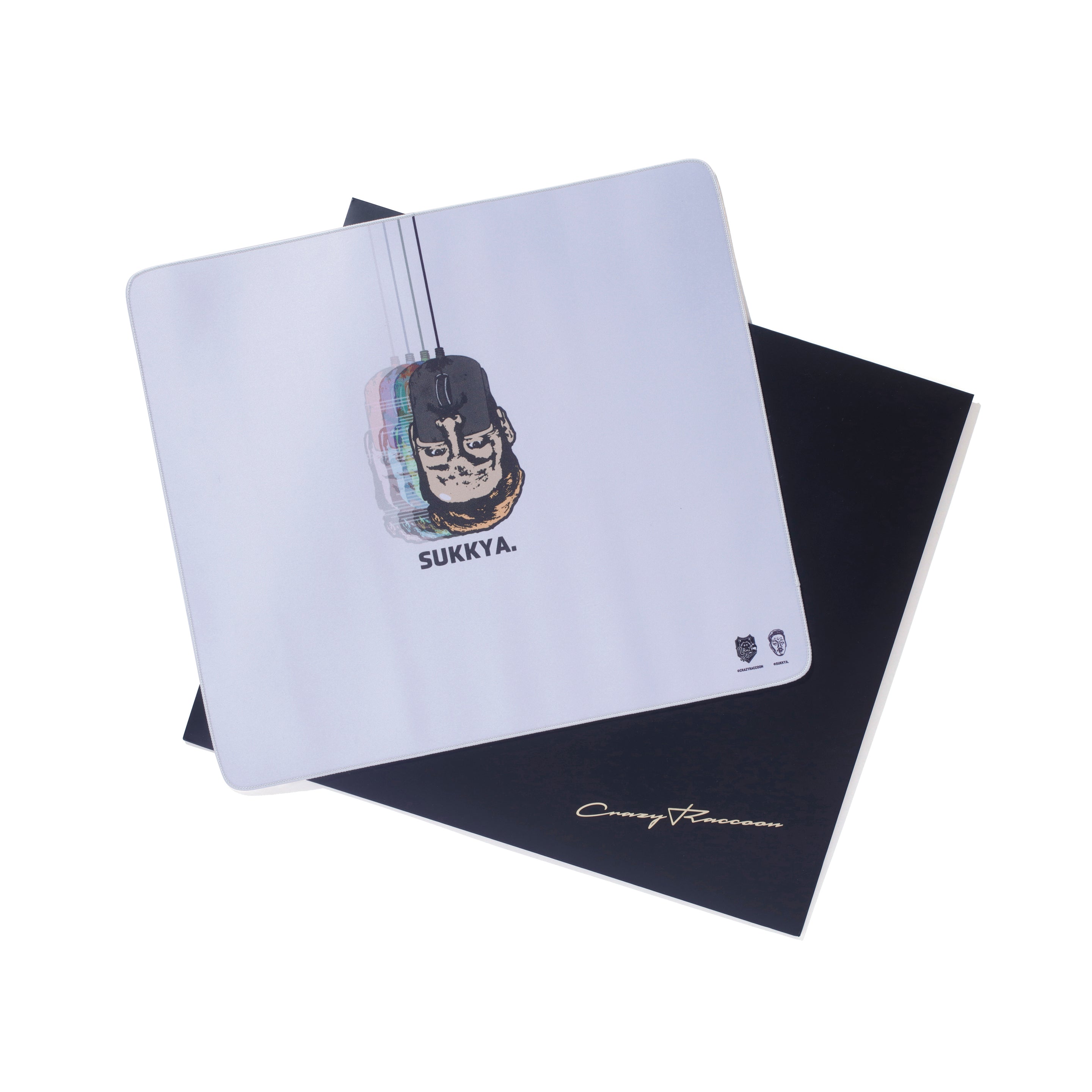 SUKKYA.】YY MOUSEPAD – CRAZY RACCOON
