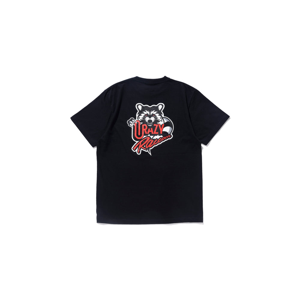 Crazy Racoon Logo CRAZY RACCOON LOGO TEE BLACK