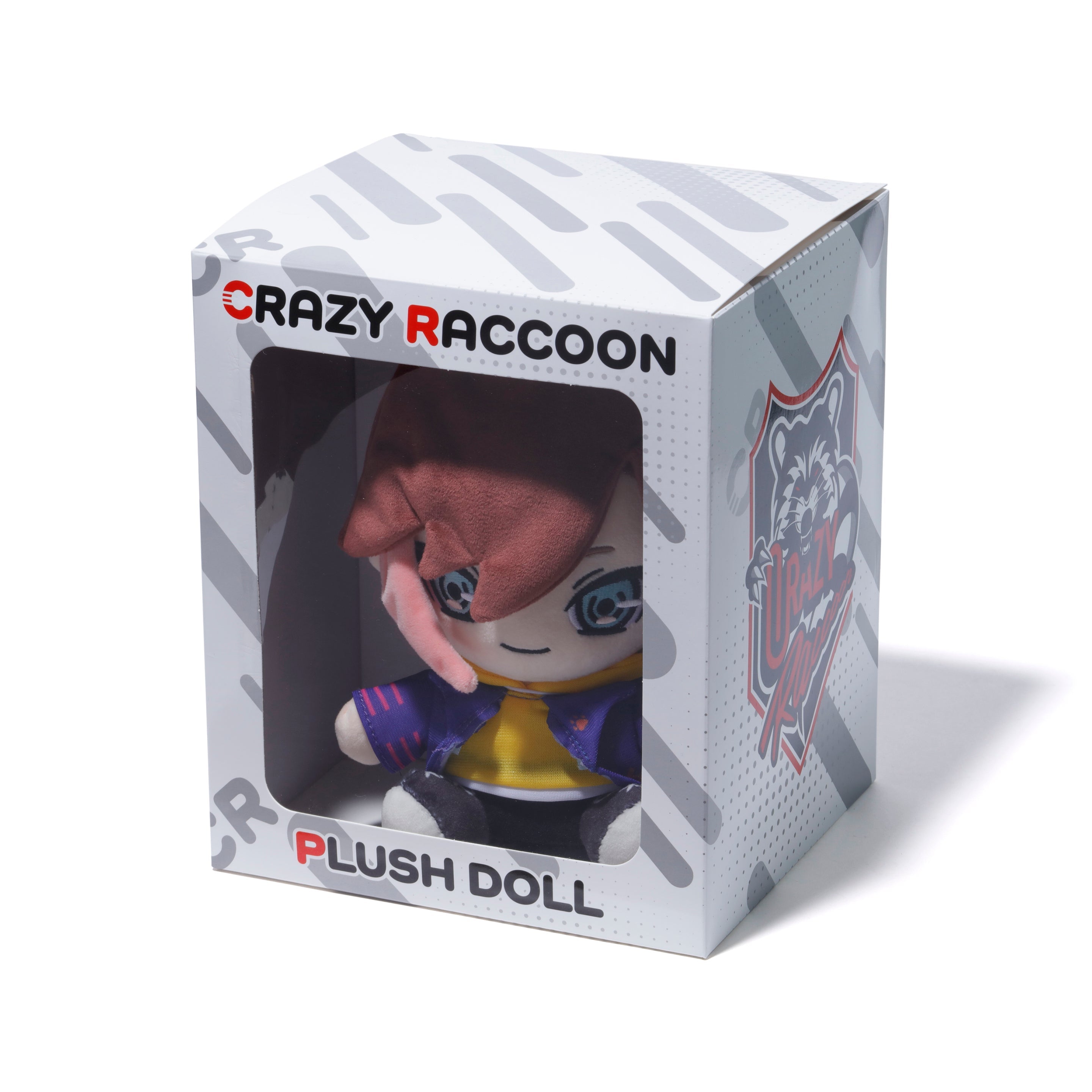 KINAKO PLUSH DOLL – CRAZY RACCOON