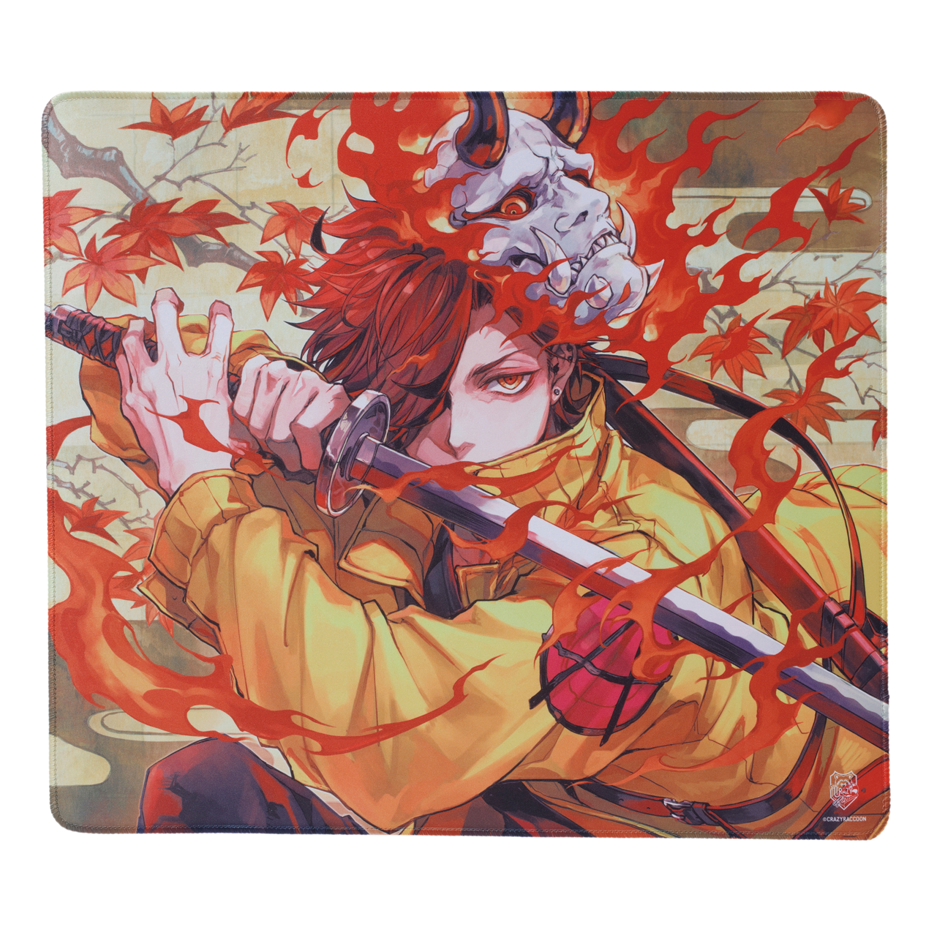 CRありさか crazy raccoon ARISAKAAA マウスパッド 公式】Crazy Raccoon MOUSEPAD - クレイジーラクーンの