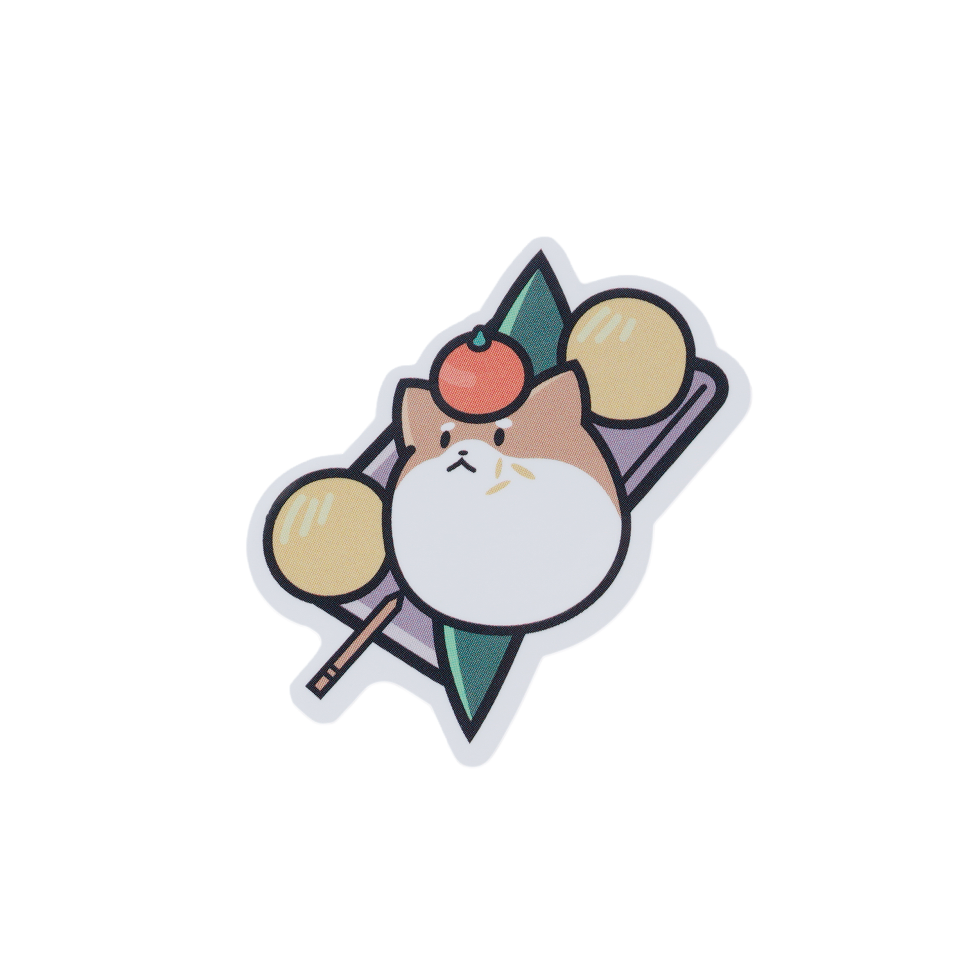 KINAKO ICON STICKER – CRAZY RACCOON