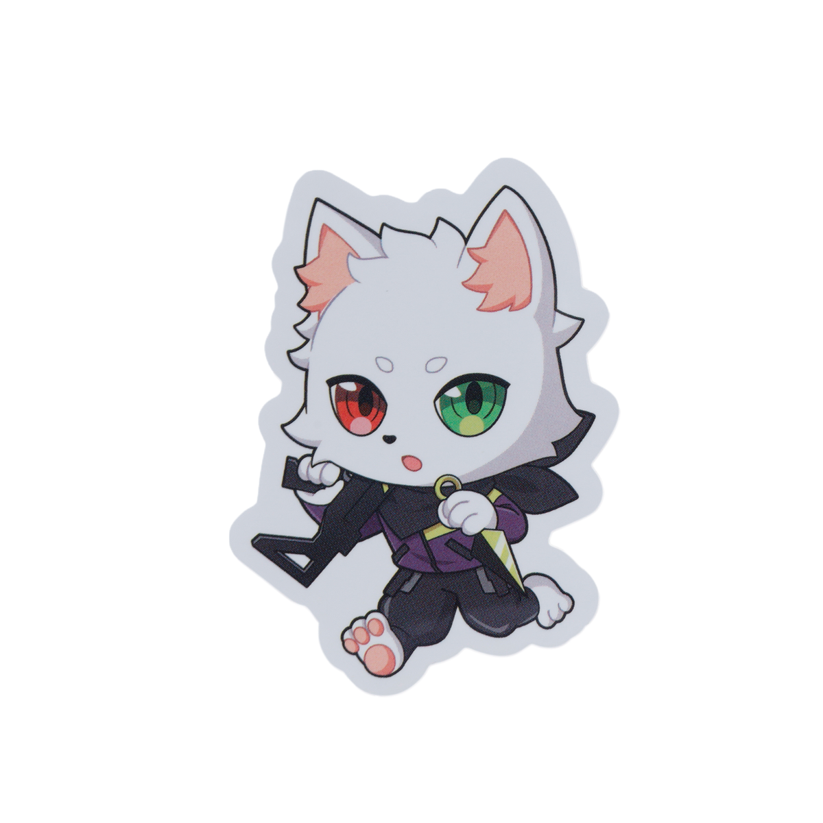 Pdo Ras Sticker RAS MINI STICKER – CRAZY RACCOON