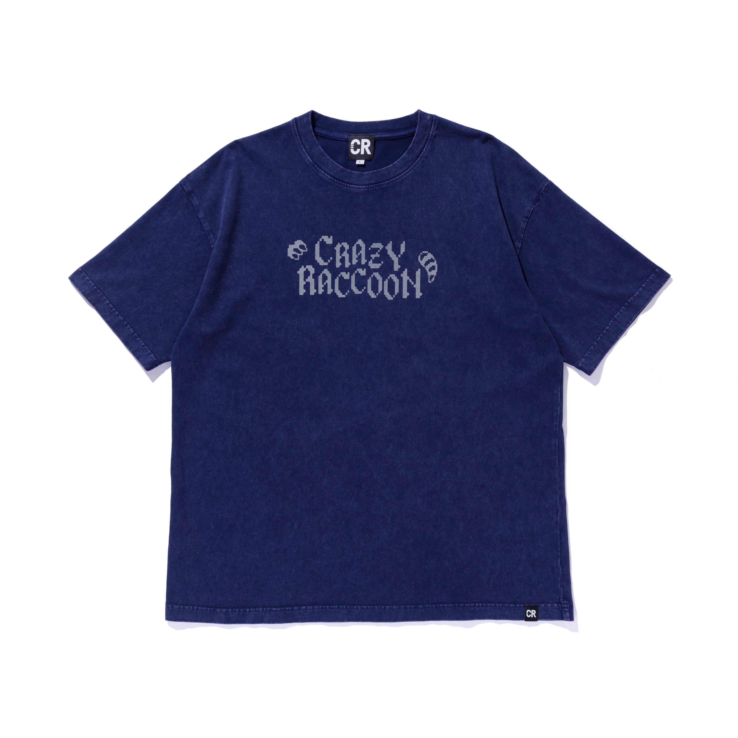 Crazy Raccoon LIVEL∞ Tシャツ コラボ HEART_LOGO_ONE_POINT_TEE_BLACK