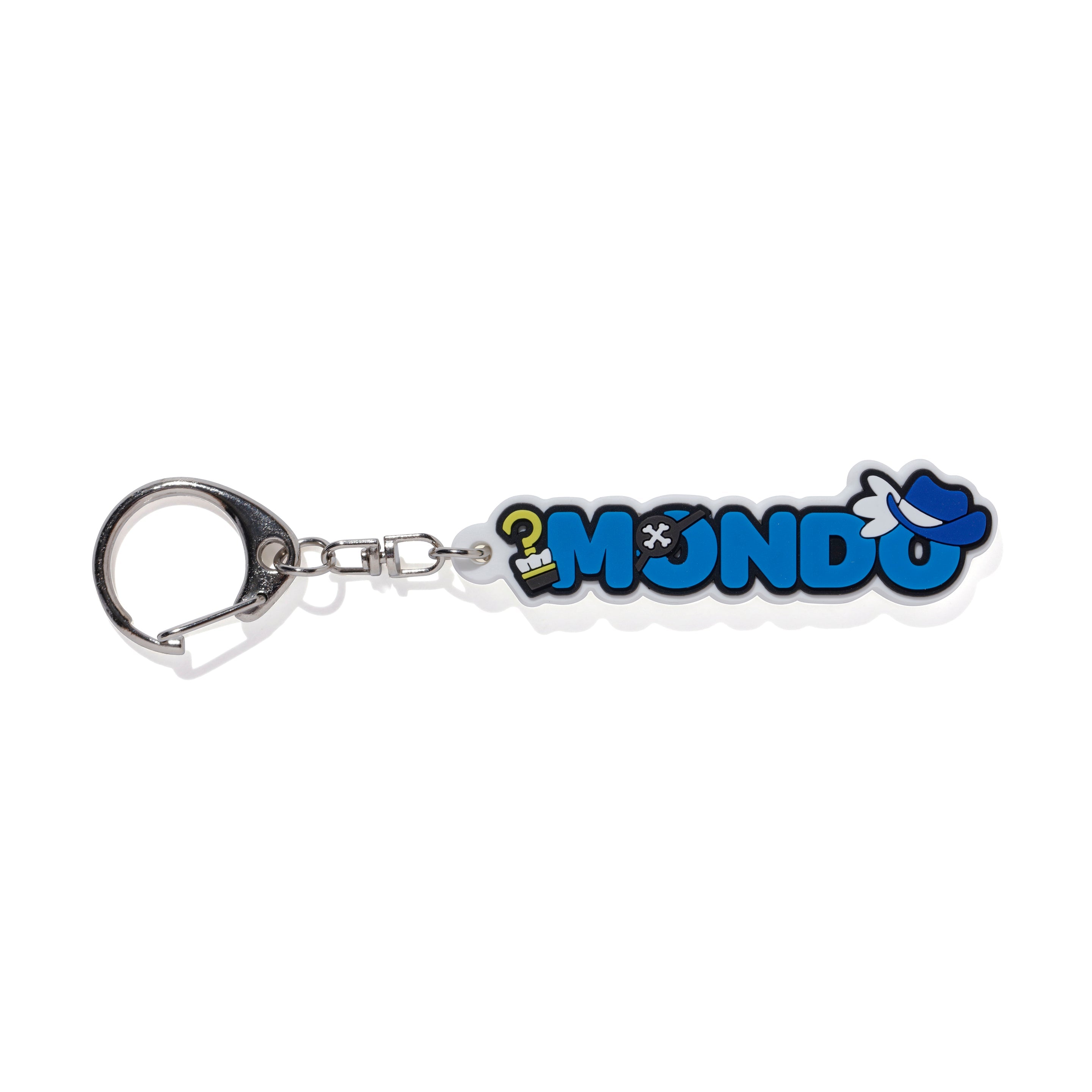 MONDO NAME RUBBER KEYCHAIN – CRAZY RACCOON