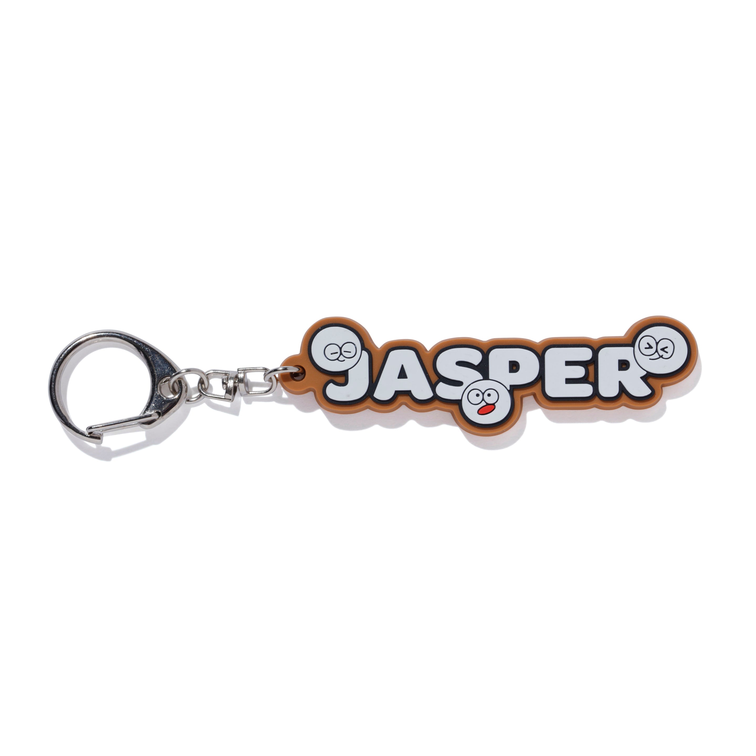 Jesper Ribbe JASPER NAME RUBBER KEYCHAIN – CRAZY RACCOON