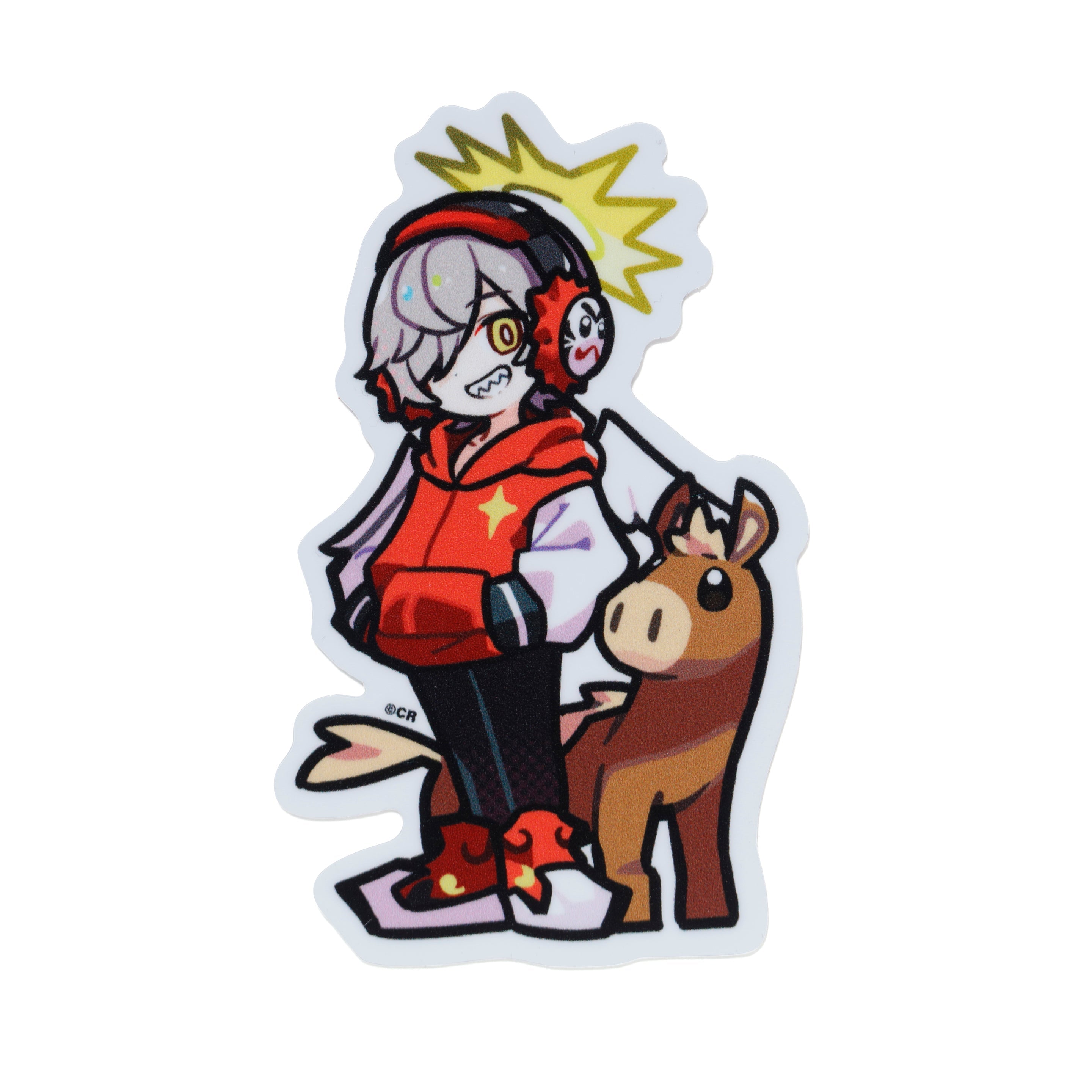 STICKER SET NY2026 – CRAZY RACCOON