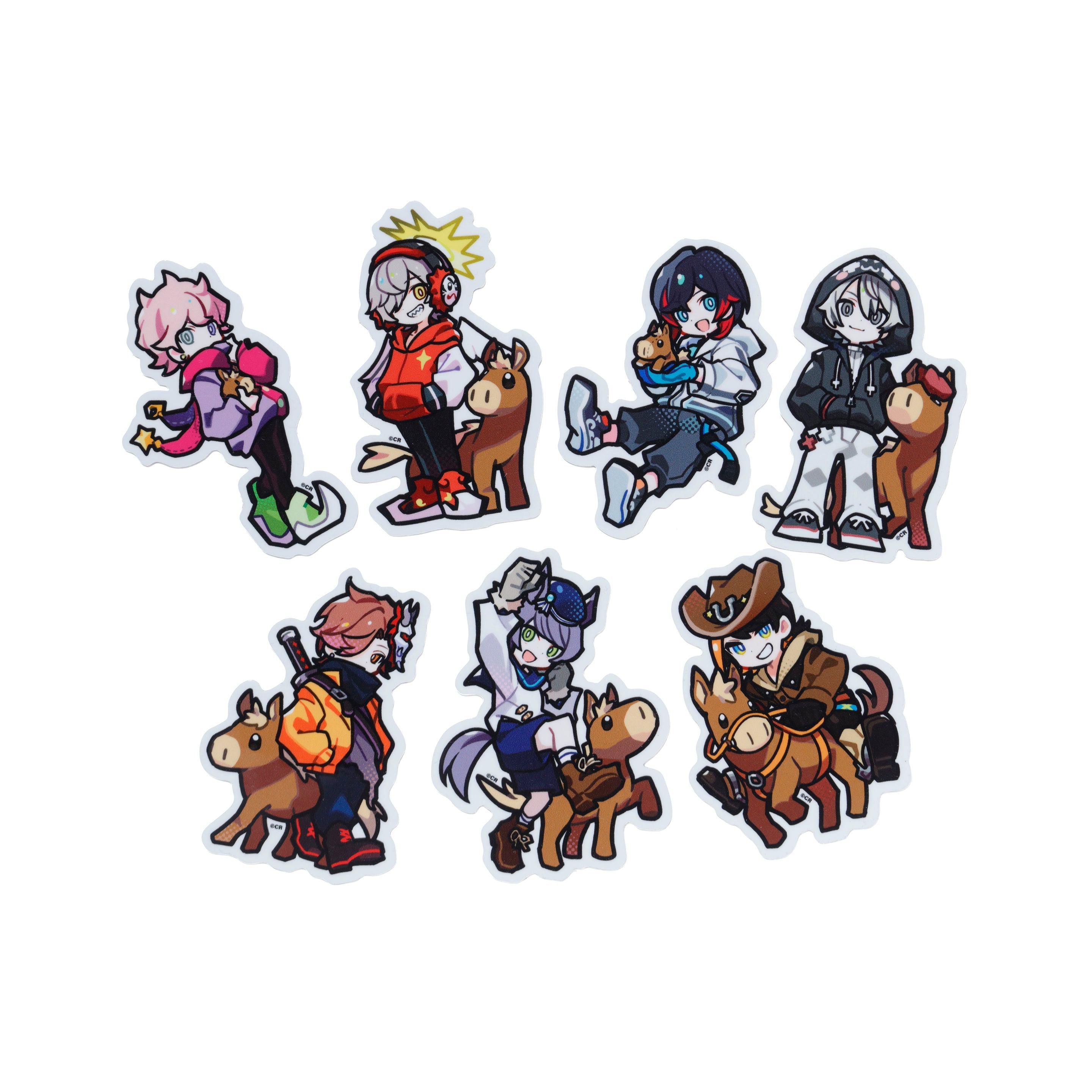 STICKER SET NY2026 – CRAZY RACCOON