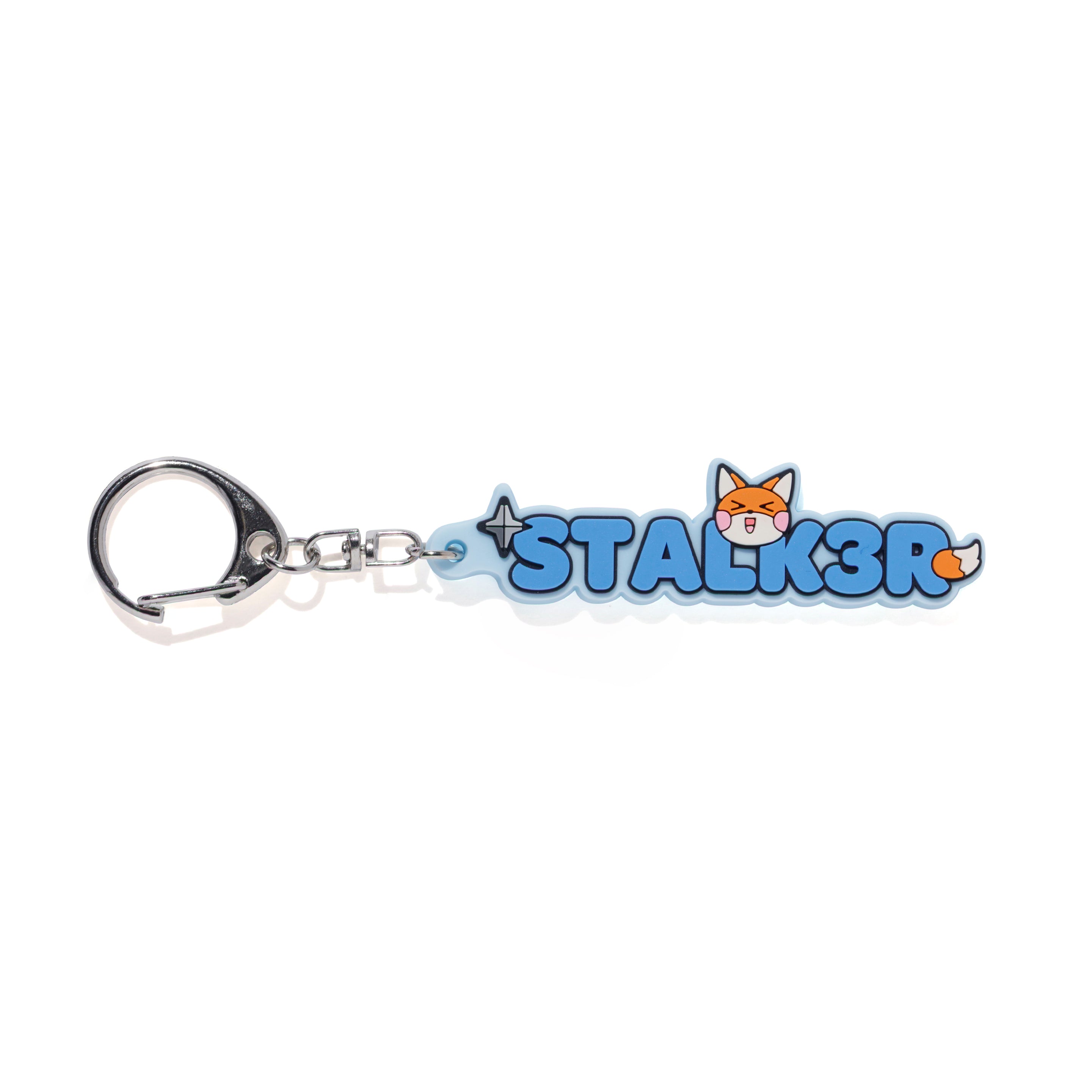STALK3R NAME RUBBER KEYCHAIN – CRAZY RACCOON