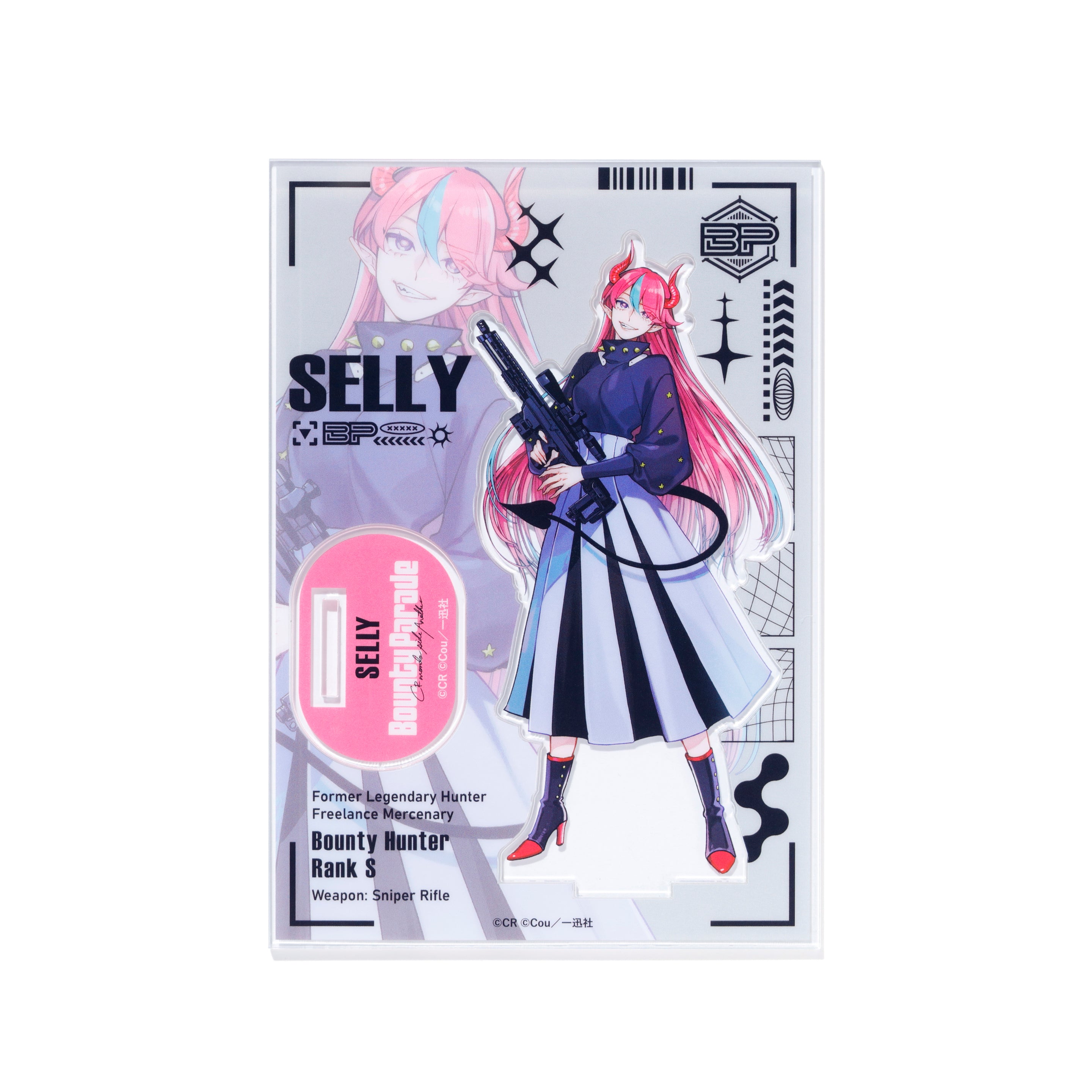 Bounty Parade】SELLY ACRYLIC STAND – CRAZY RACCOON