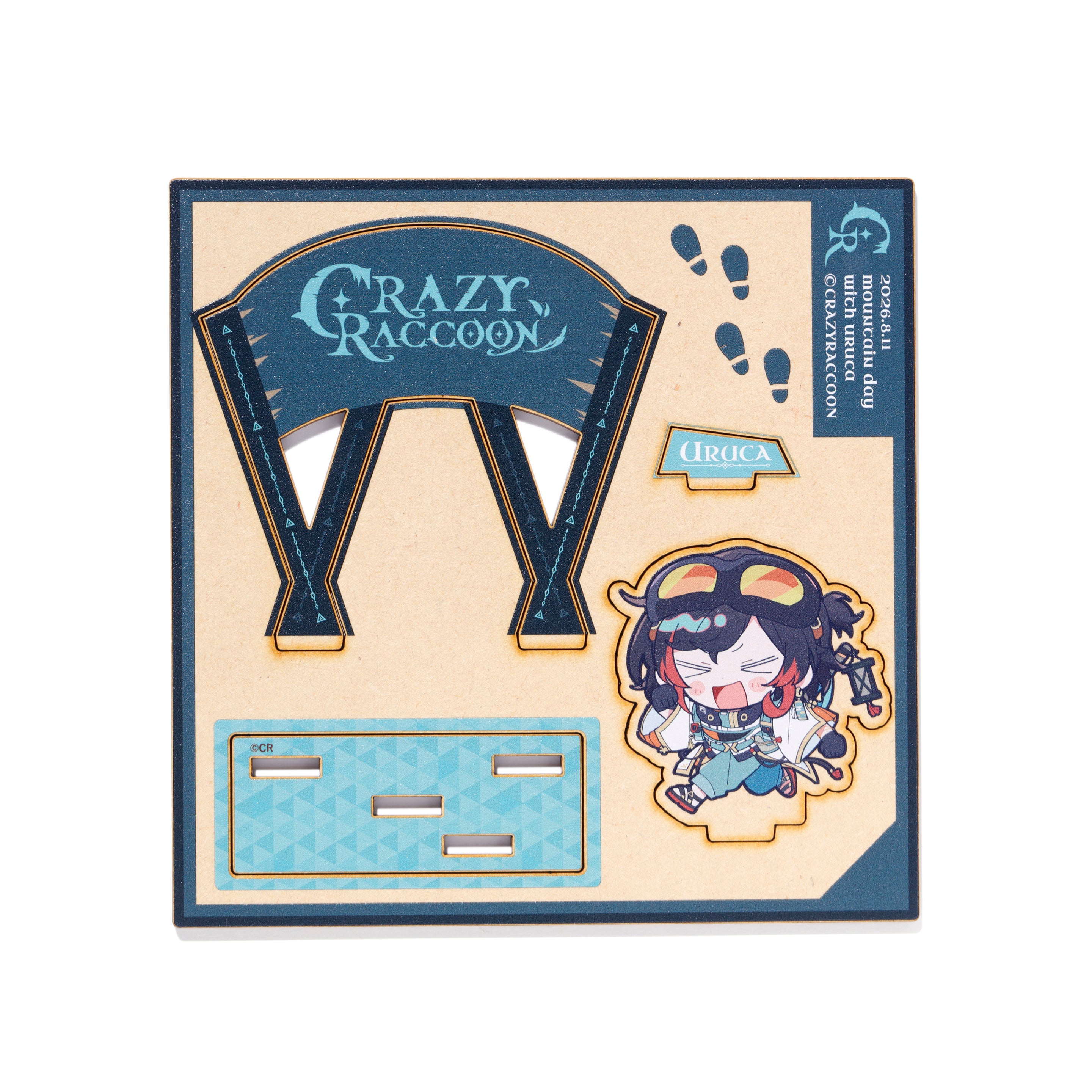 MOUNTAIN DAY URUCA WOOD STAND – CRAZY RACCOON