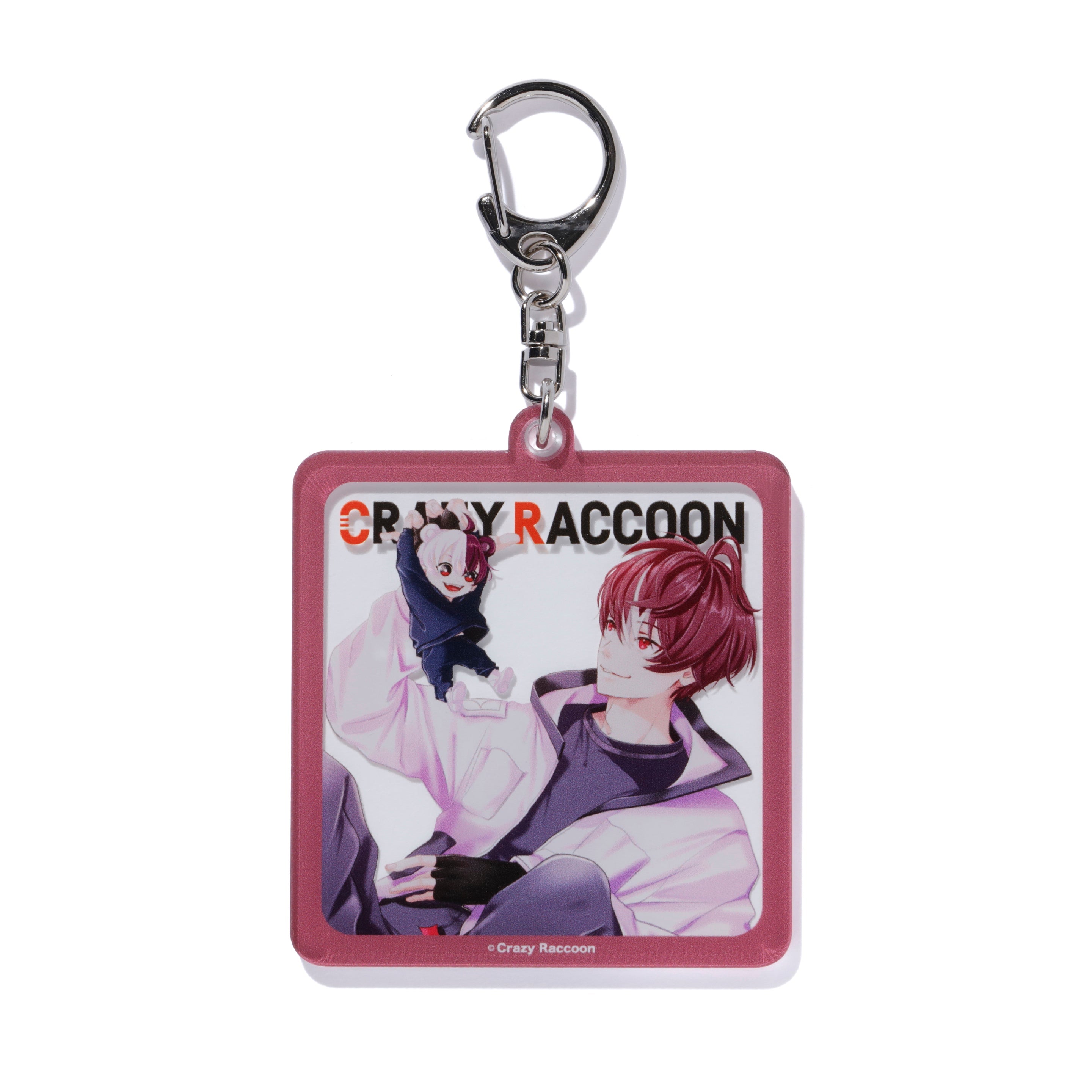 RANDOM FRAME KEYCHAIN – CRAZY RACCOON