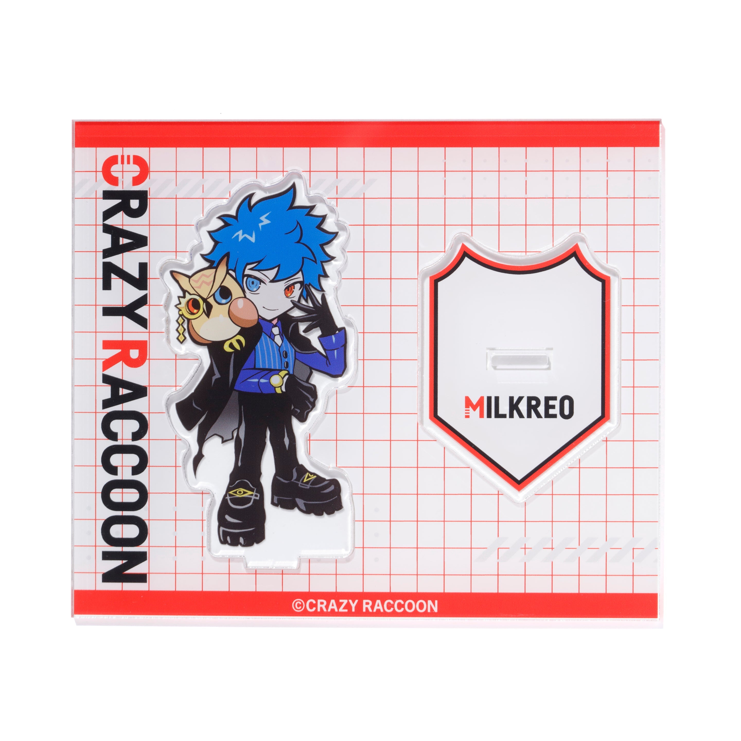 CrazyRaccoonデフォルメアクリルスタンド まとめ売り Crazy raccoon GiGO デフォルメアクリルスタンド だるさか - メルカリ