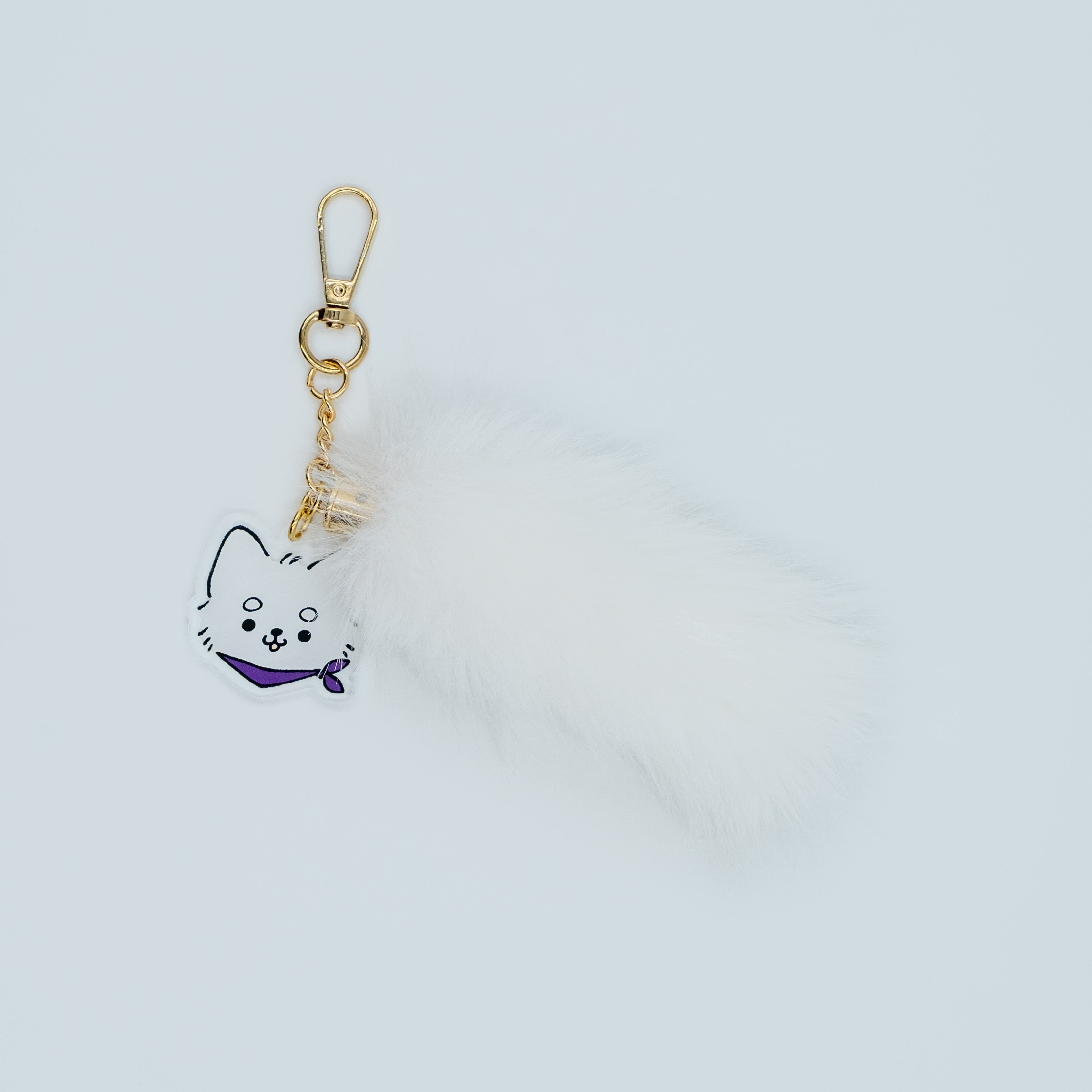 RAS TAIL KEYCHAIN B2025 – CRAZY RACCOON