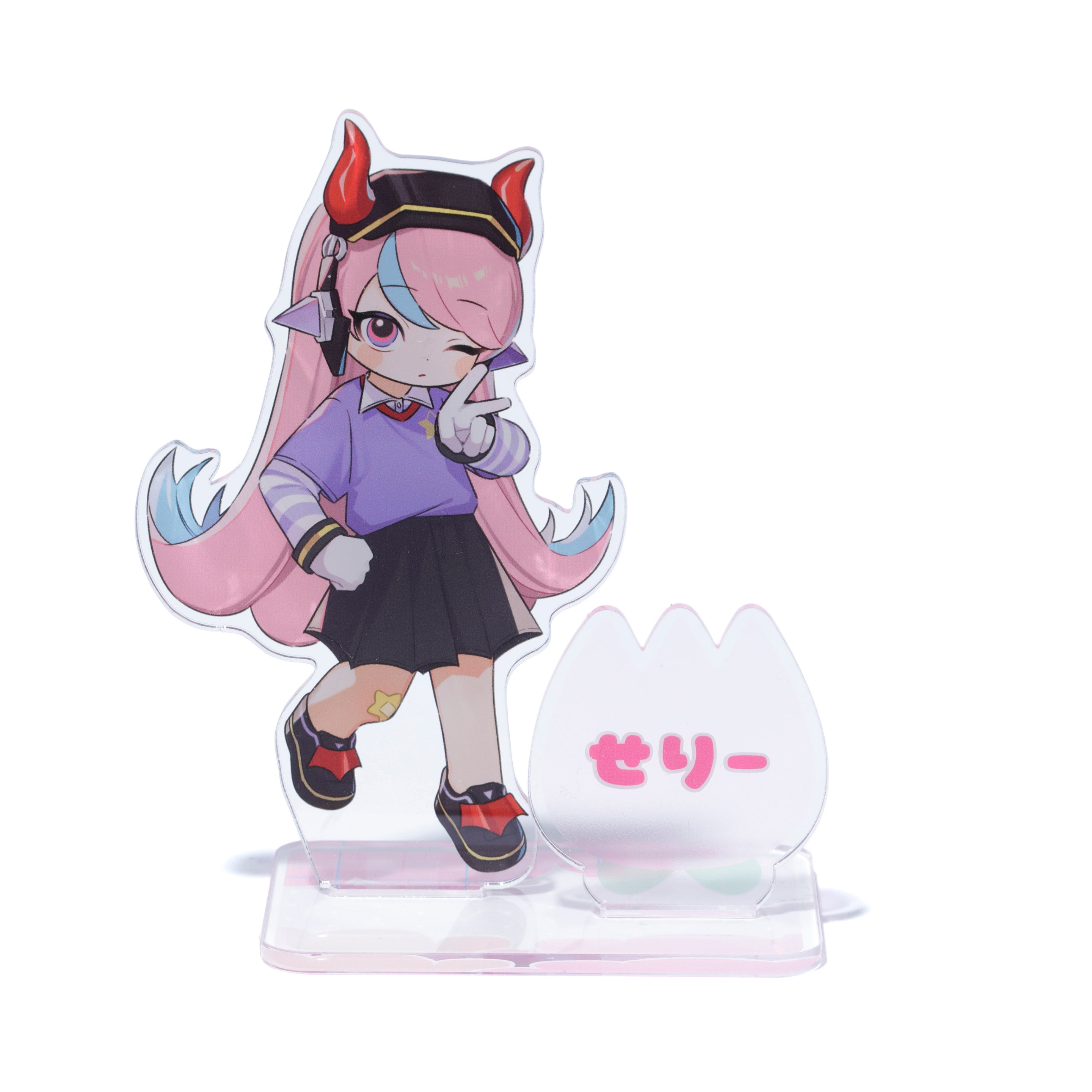 SELLY ACRYLIC STAND – CRAZY RACCOON