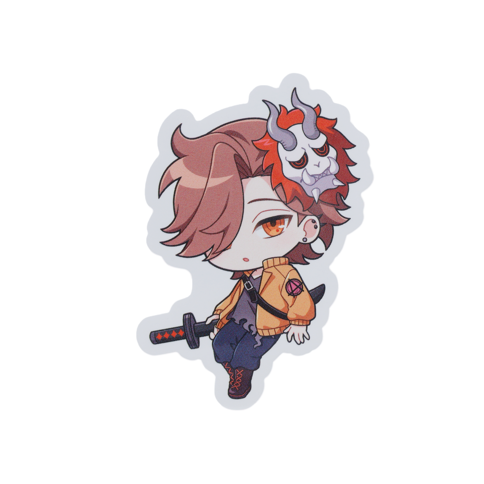 ARISAKAAA MINI STICKER – CRAZY RACCOON