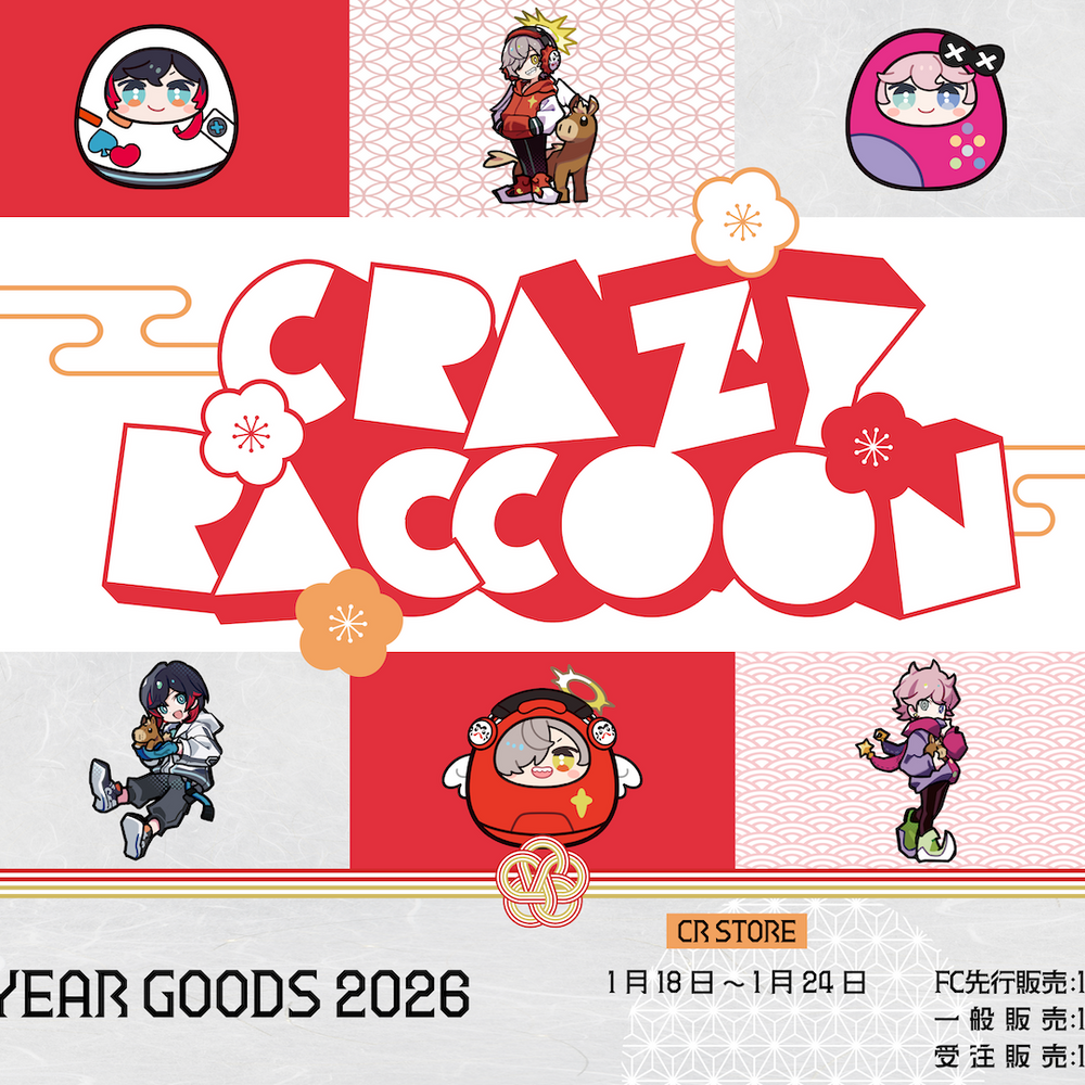 Crazy Racoon Logo 【公式】CRAZY RACCOON ONLINE STORE