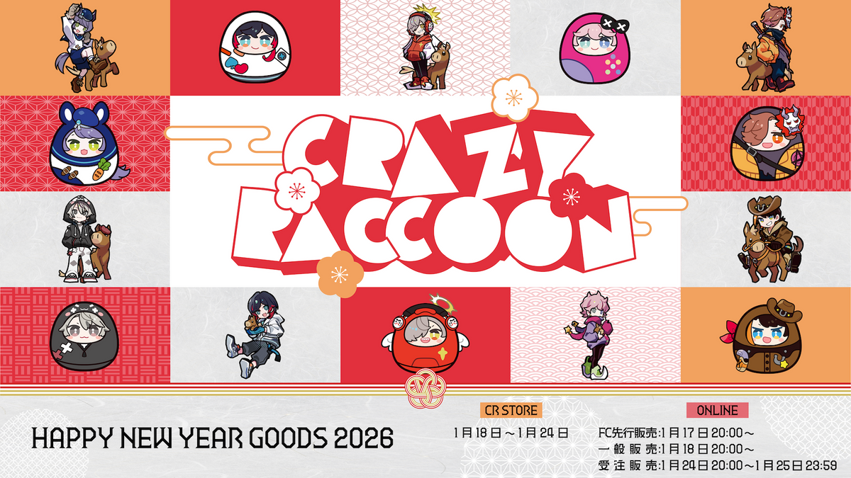 Crazy Raccoon Unhinged 【公式】CRAZY RACCOON ONLINE STORE