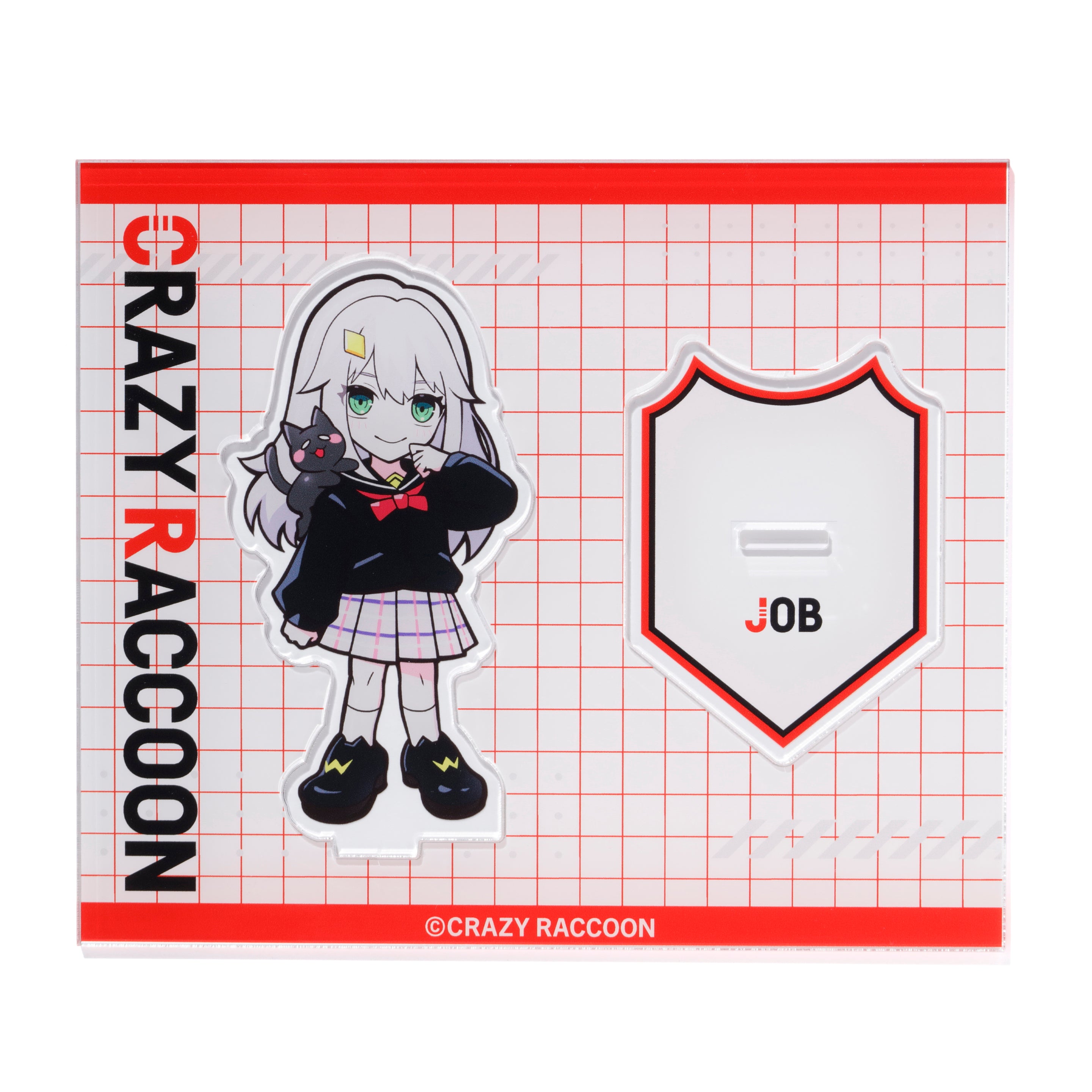 JOB ACRYLIC STAND – CRAZY RACCOON JOB ACRYLIC STAND – CRAZY RACCOON