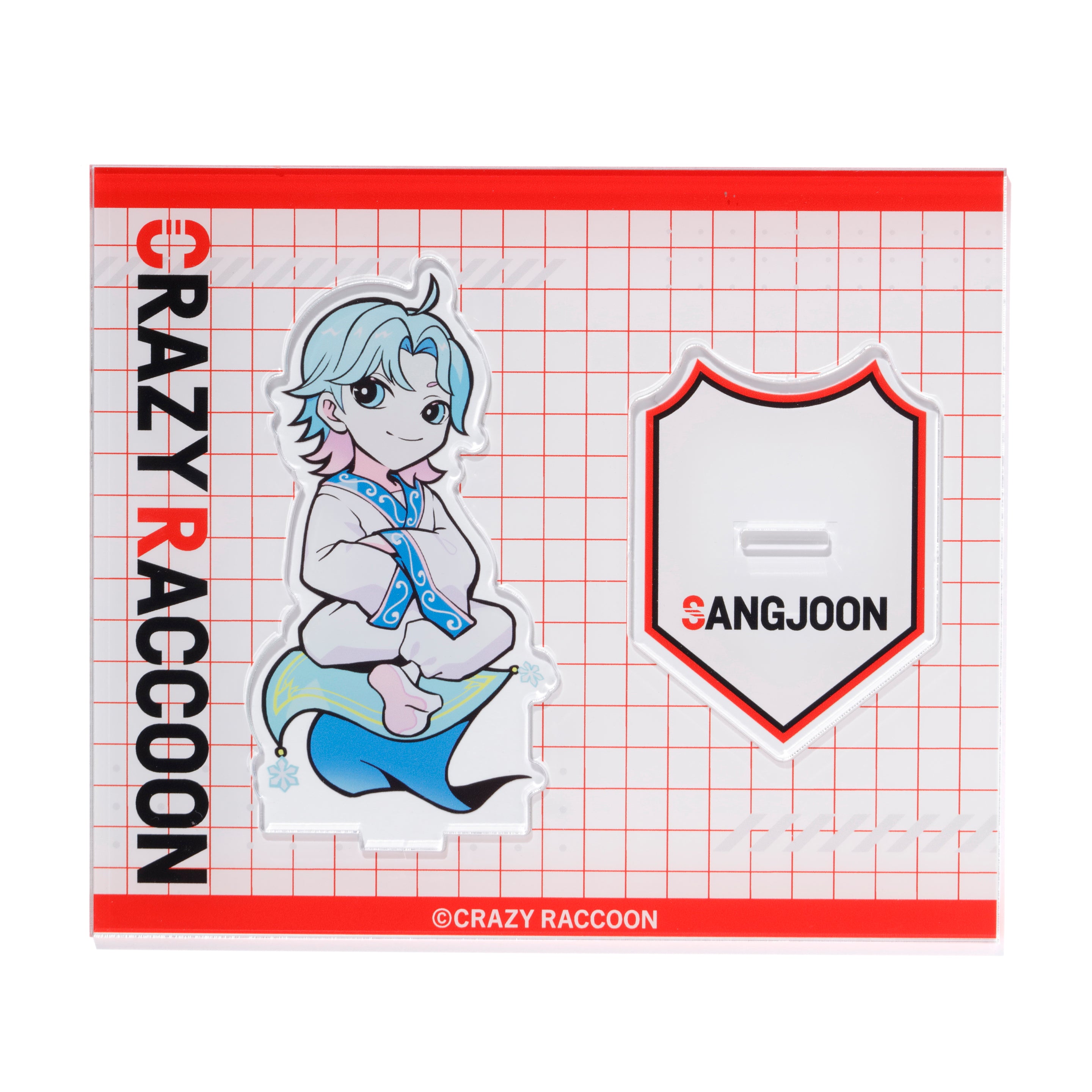 SANGJOON ACRYLIC STAND – CRAZY RACCOON