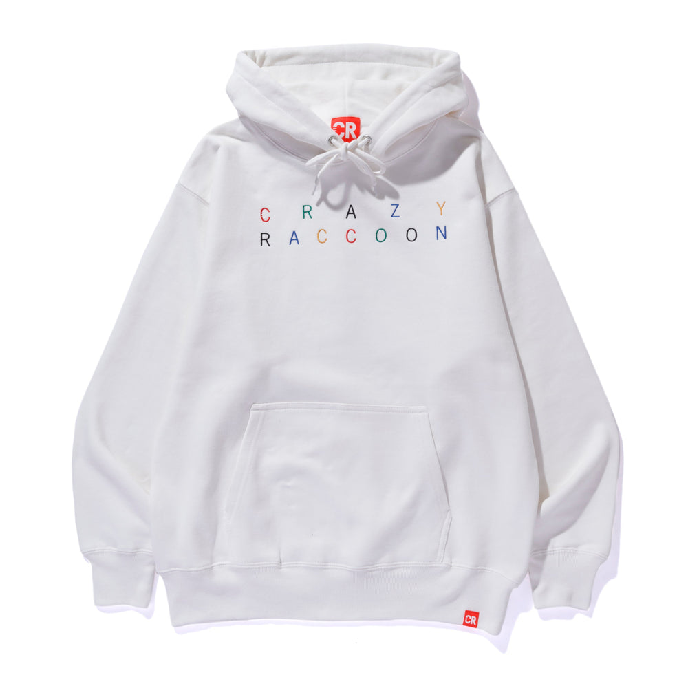 THIN LOGO HOODIE WHITE