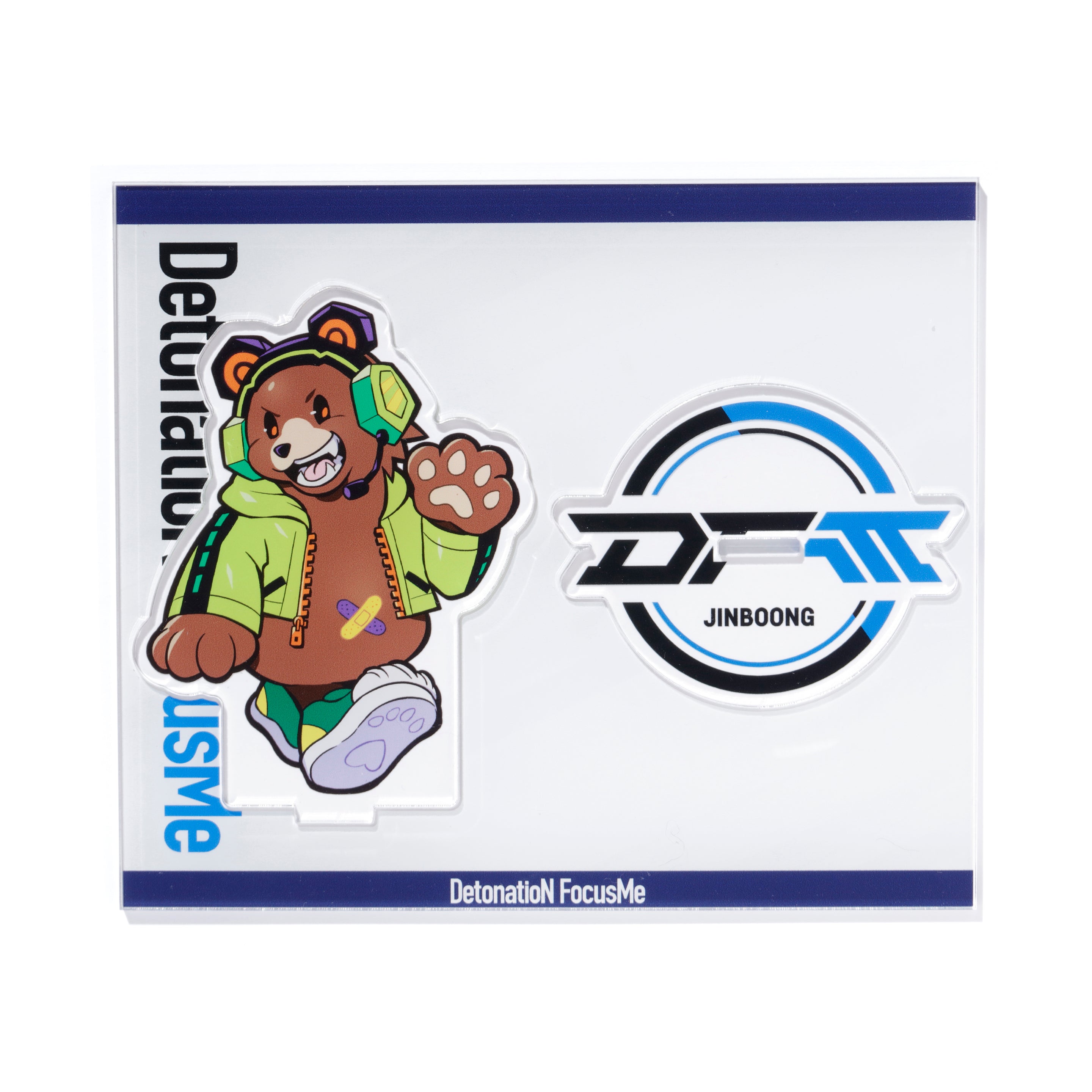 JINBOONG ACRYLIC STAND – CRAZY RACCOON