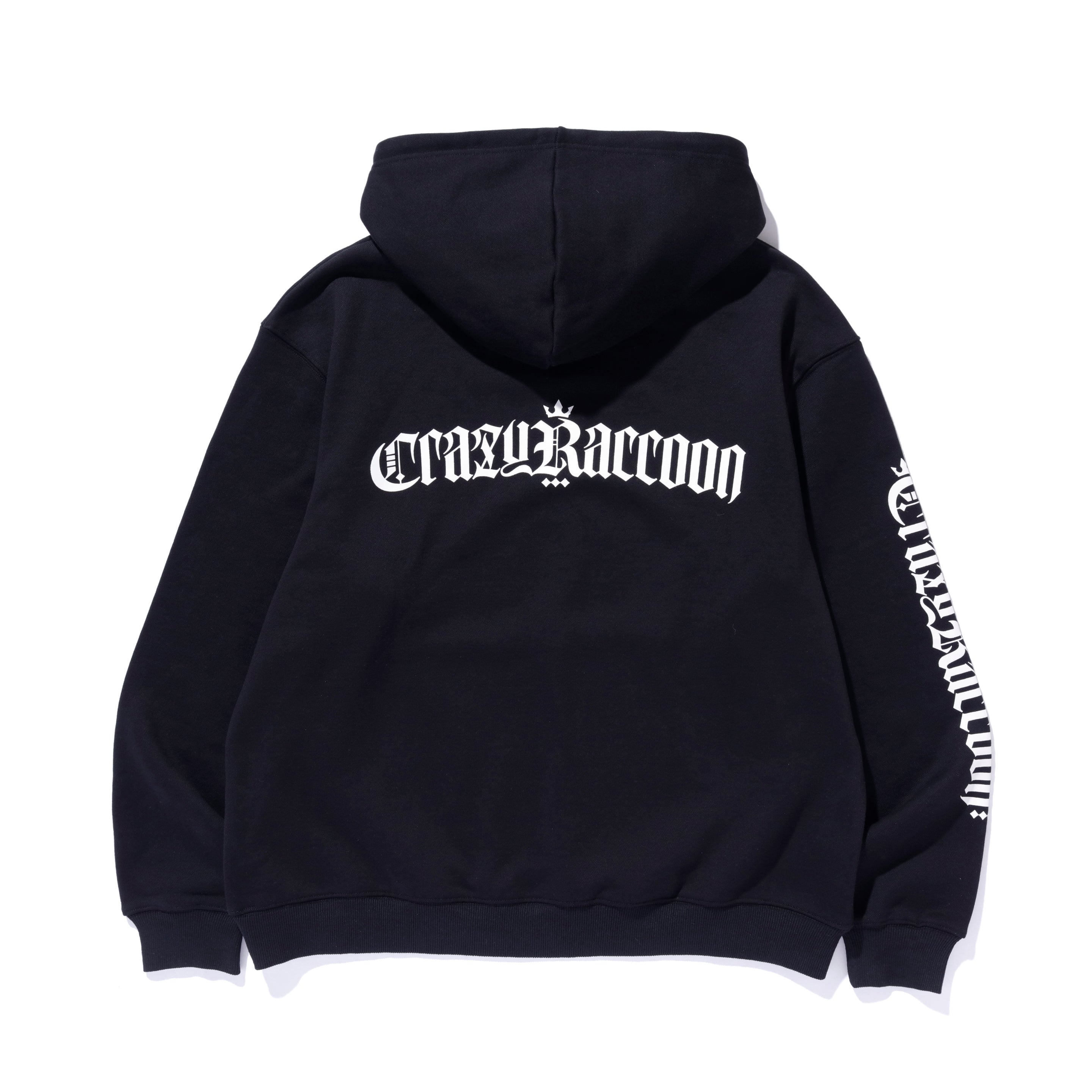 ALLIN HOODIE BLACK CRAZY RACCOON CR ストグラ CR STREET HOODIE BLACK – CRAZY RACCOON