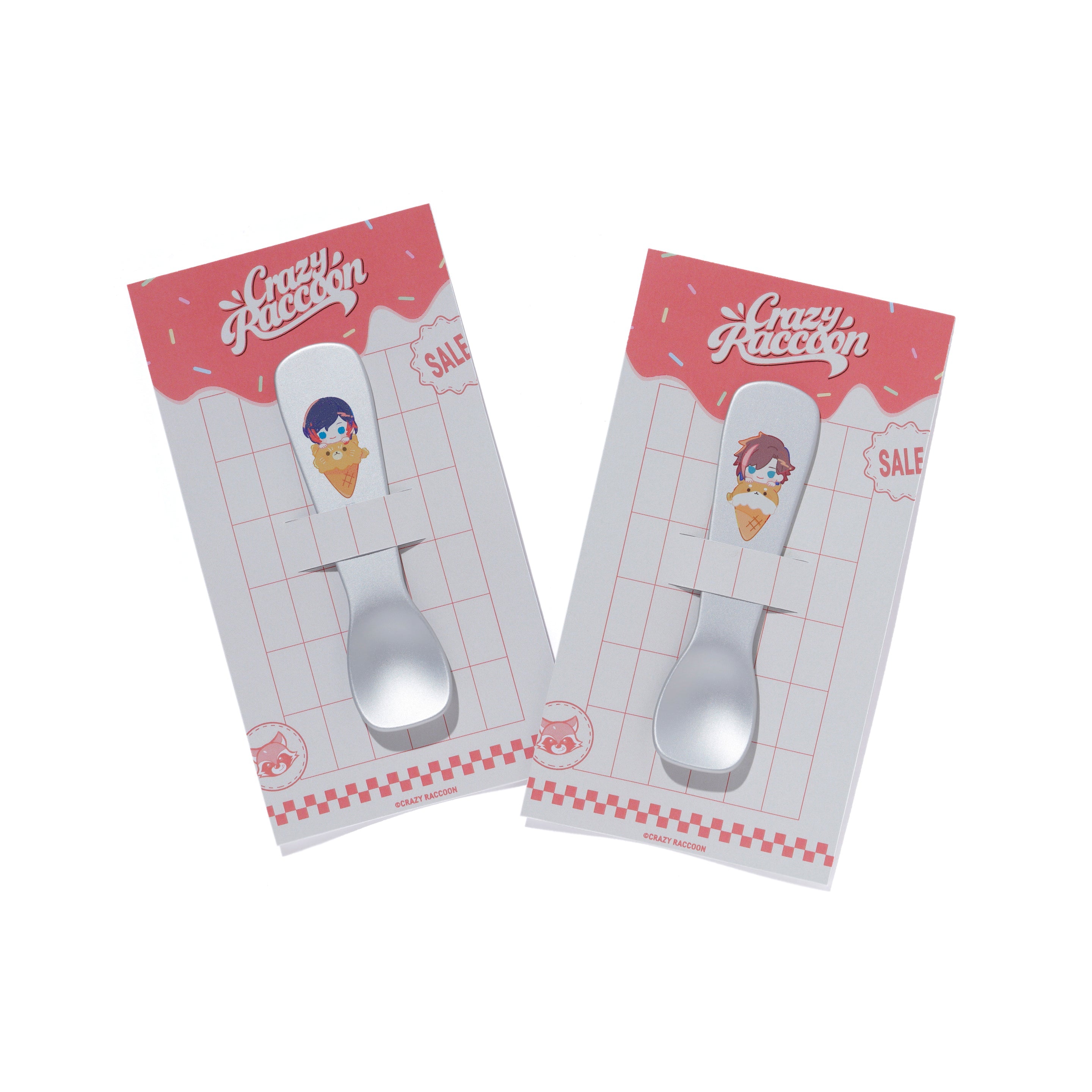 KINAKO ICE CREAM SPOON – CRAZY RACCOON