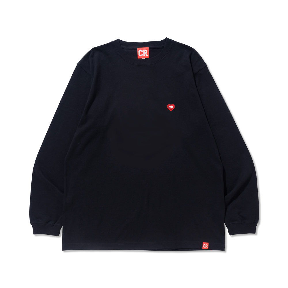 
                  
                    HEART ONE POINT L/S TEE BLACK
                  
                