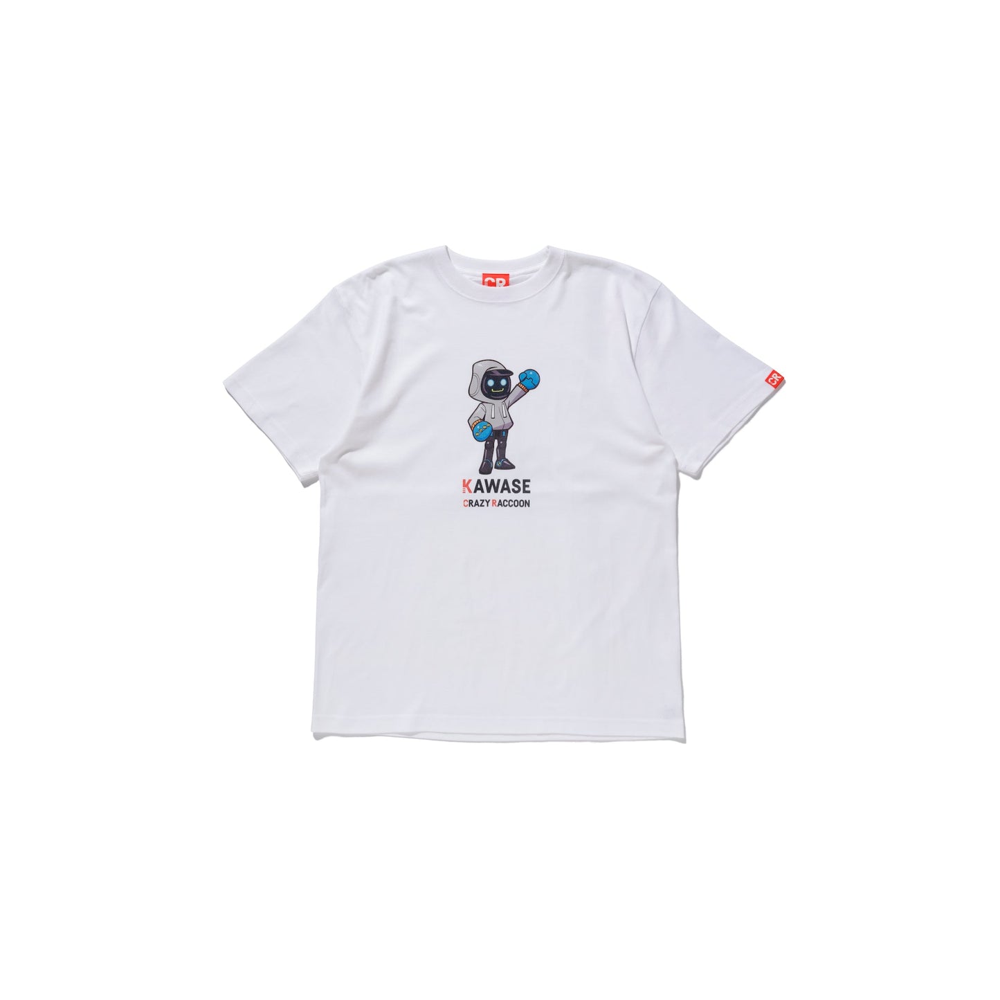 印象のデザイン CRAZY Tシャツ/カットソー(半袖/袖なし) RACCOON L TEE 