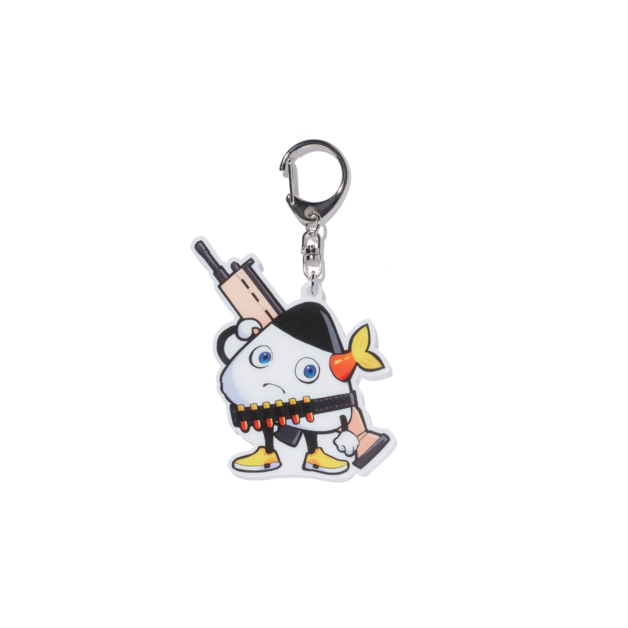 RIZART KEYCHAIN – CRAZY RACCOON
