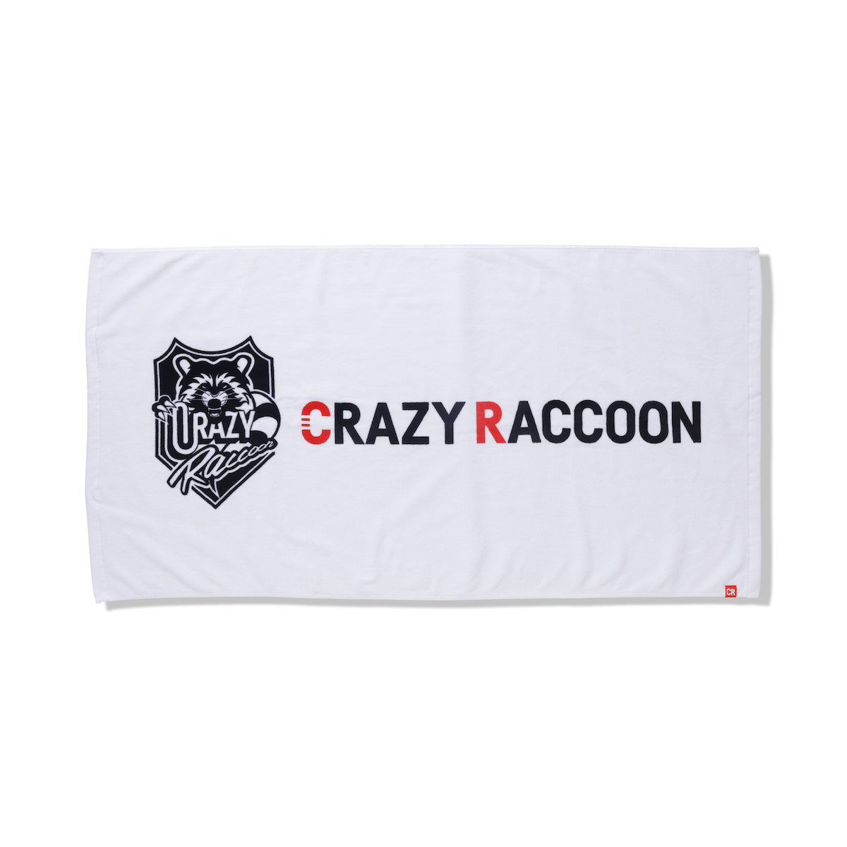 CRAZY RACCOON BIG TOWEL（白）-