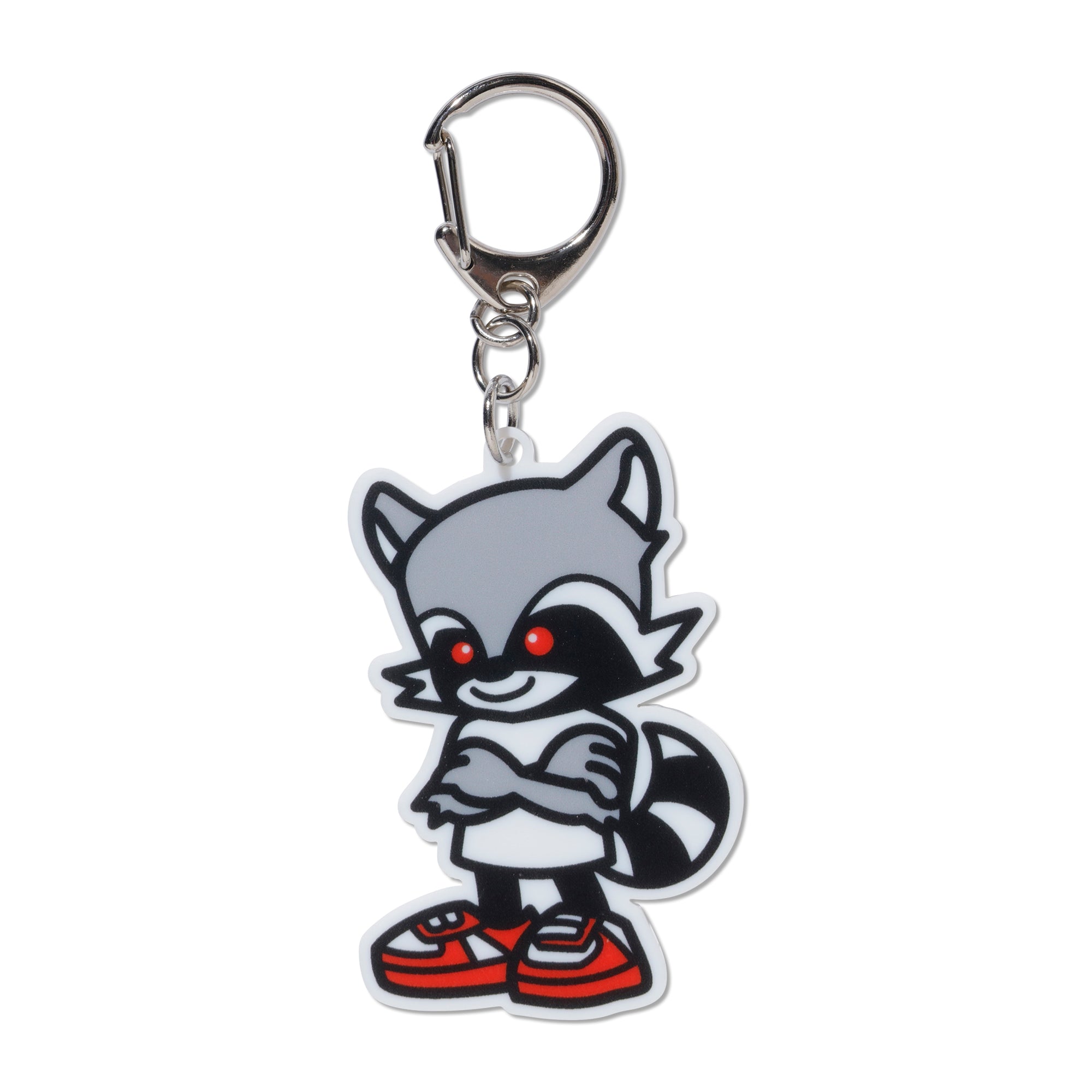 RACKEY KEYCHAIN – CRAZY RACCOON