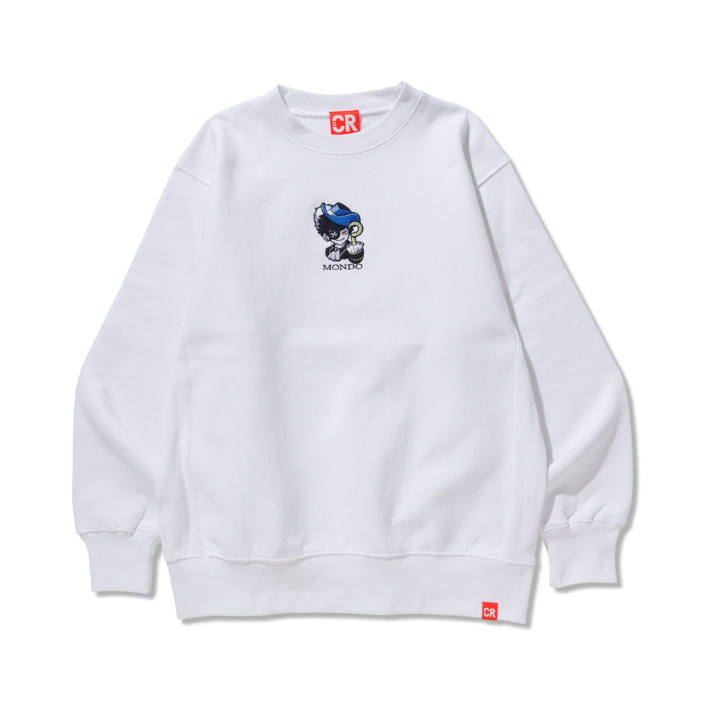 CR MONDO CREWNECK WHITE Mサイズ